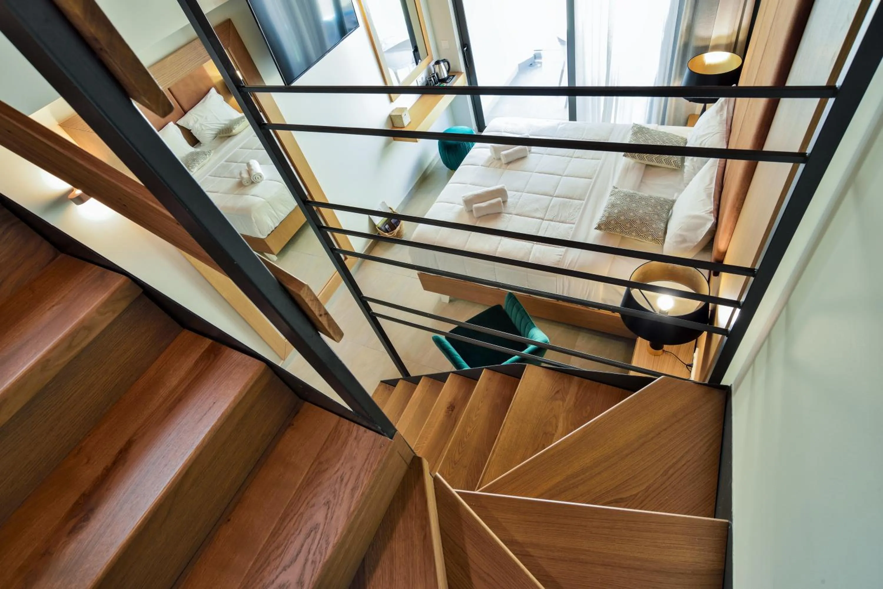 Bedroom in Elia Agia Marina Hotel
