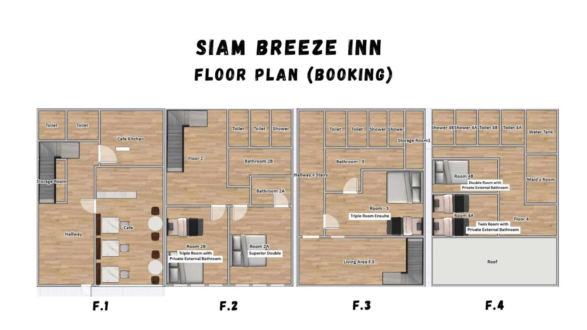 Floor plan in Siam Breeze Inn by SPI