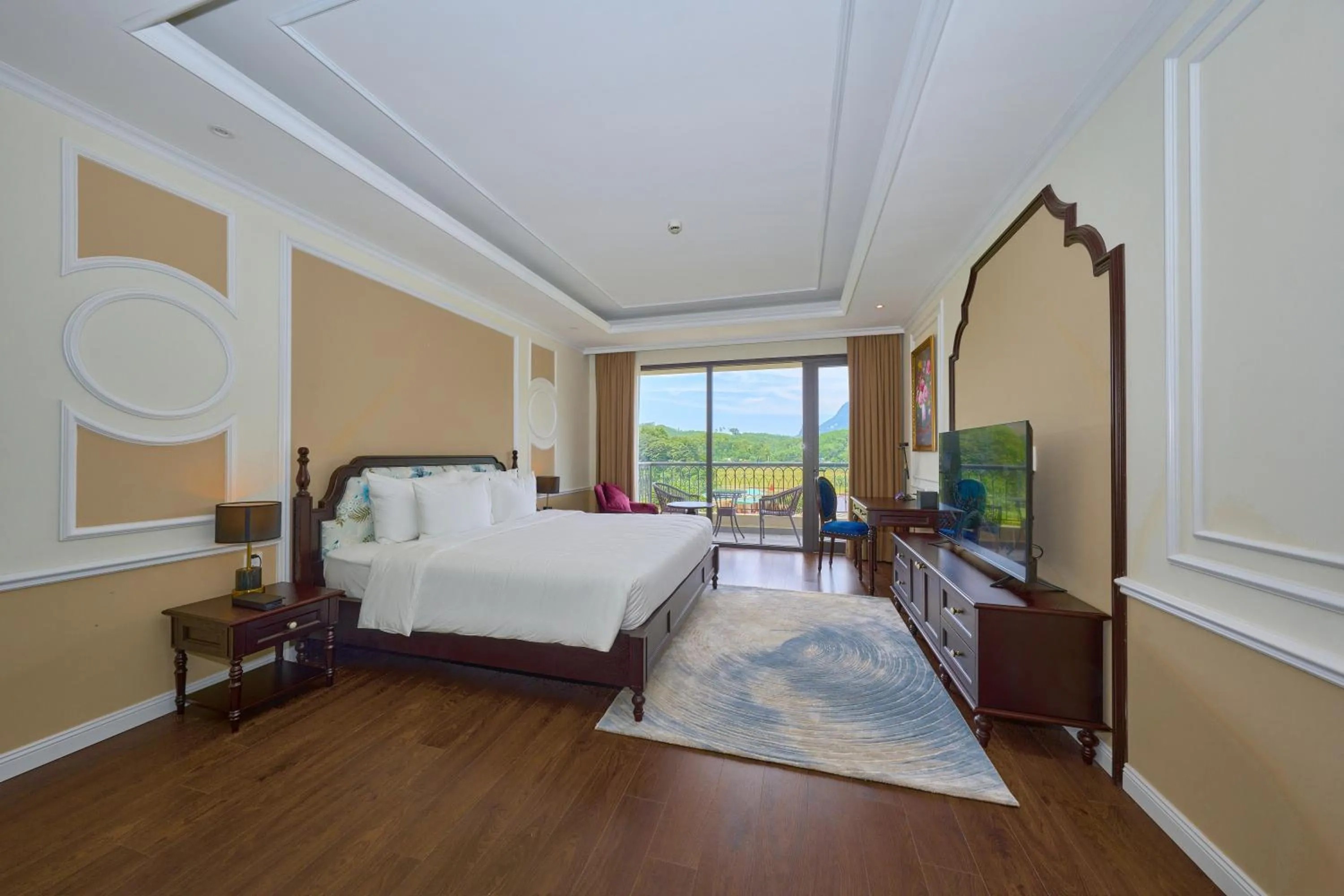 Bed in Venusgiti Hot Spring Resort & Spa