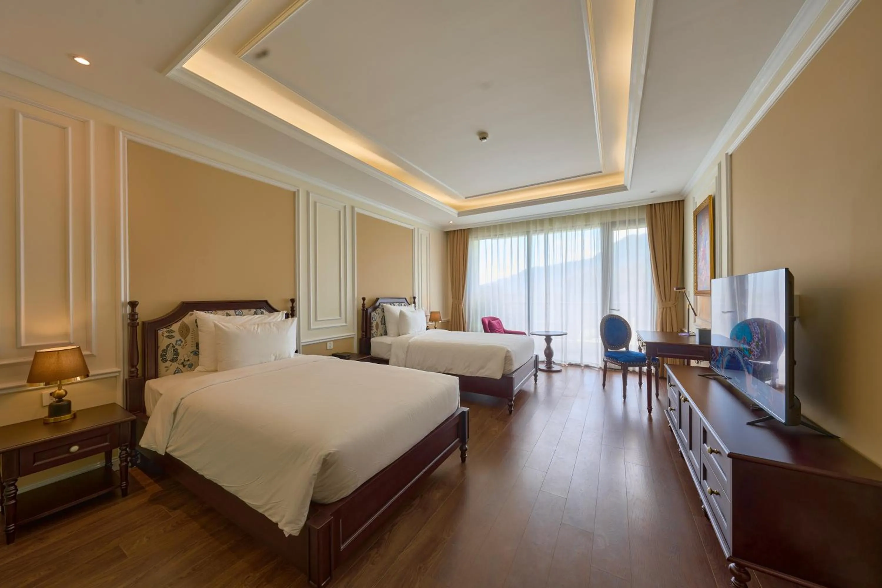 Bed in Venusgiti Hot Spring Resort & Spa