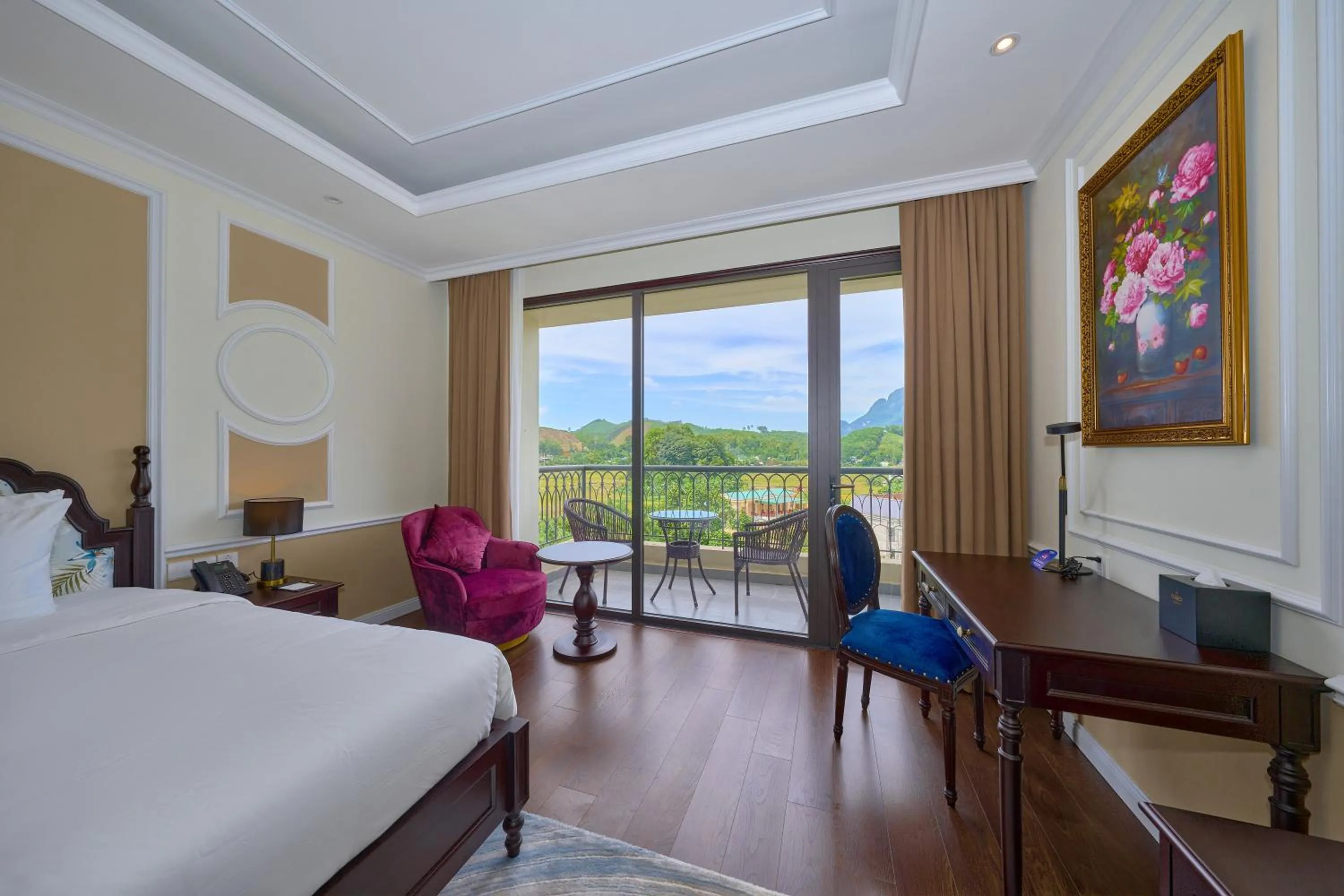 Bed in Venusgiti Hot Spring Resort & Spa