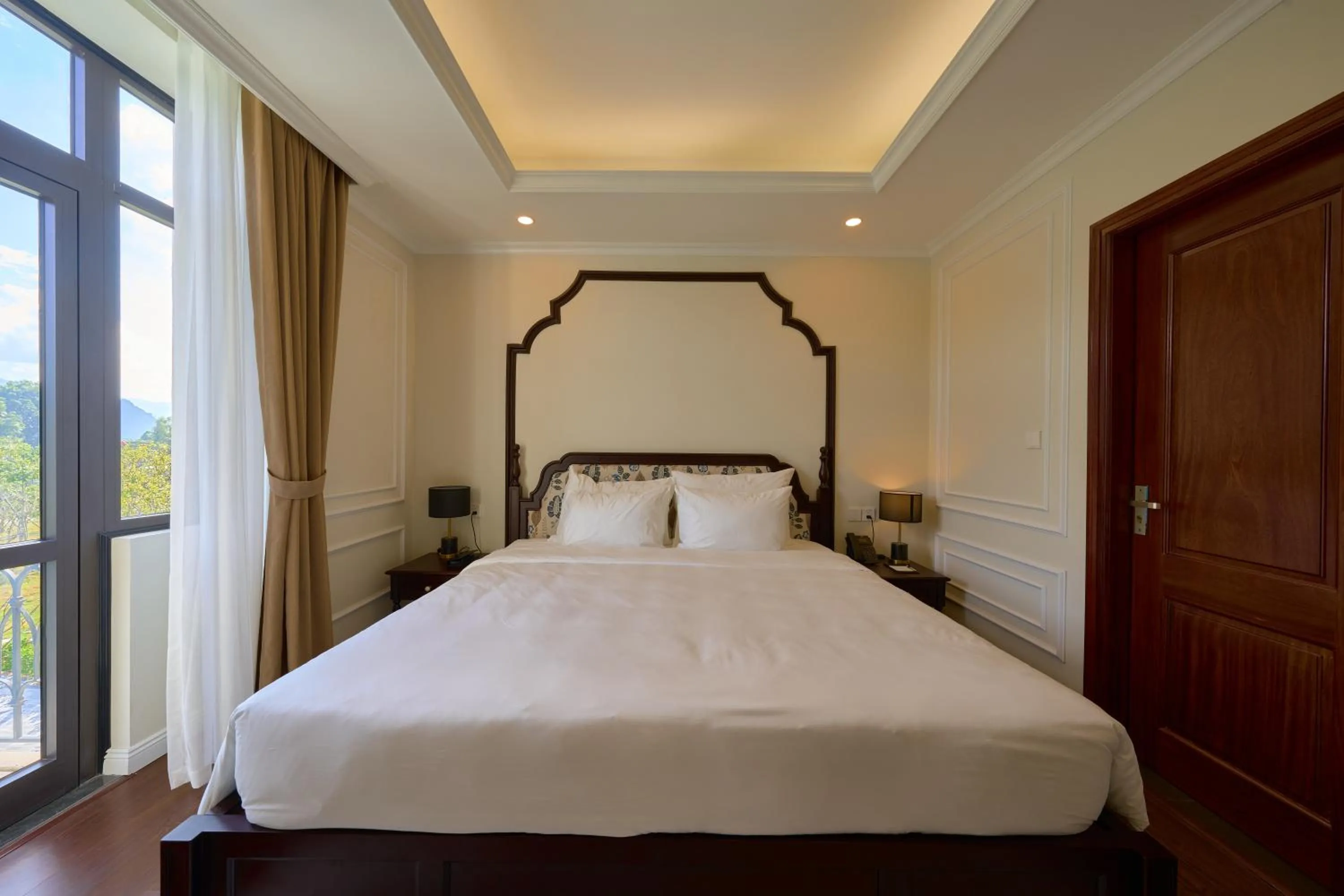 Bed in Venusgiti Hot Spring Resort & Spa