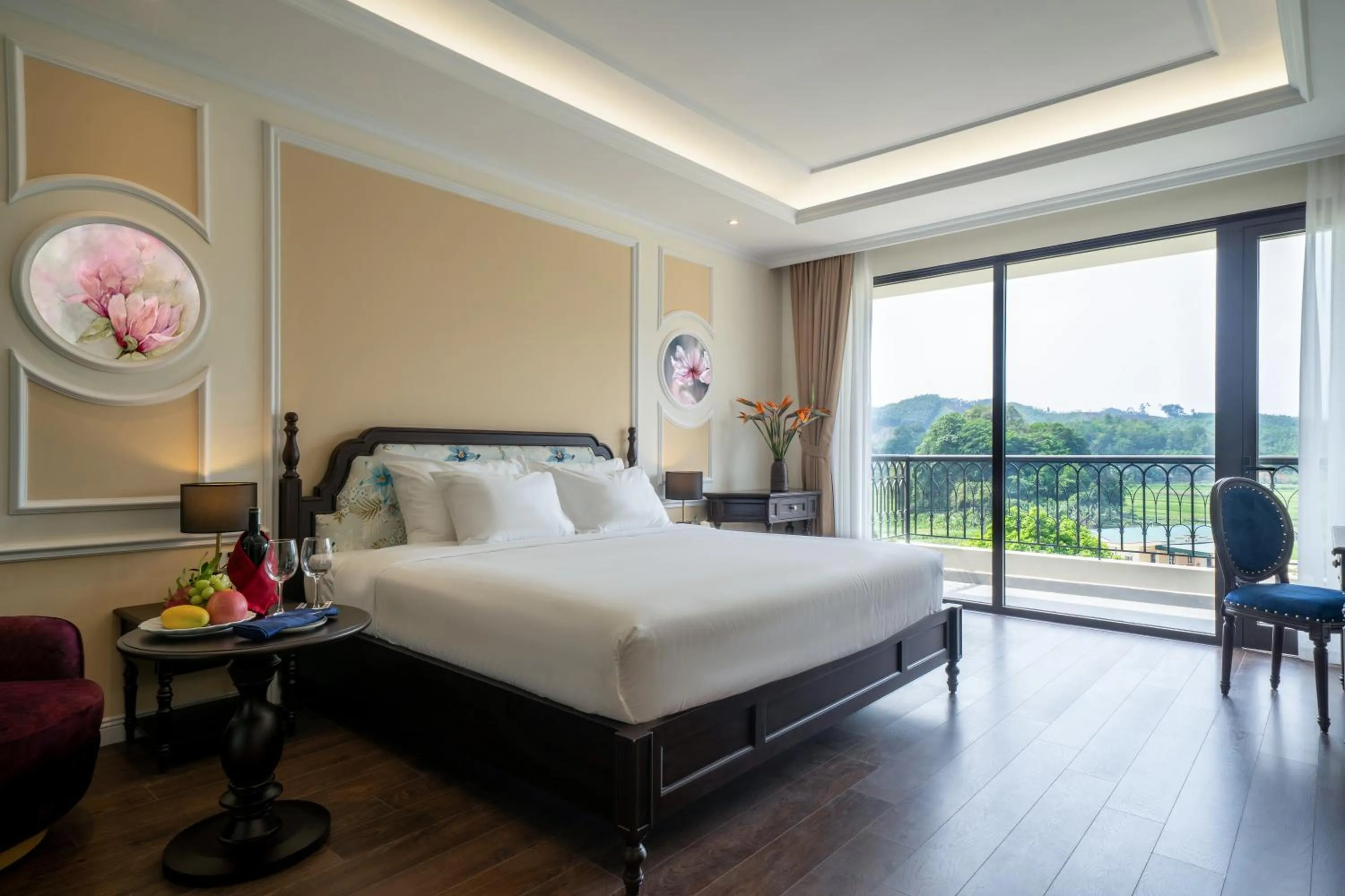 Bed in Venusgiti Hot Spring Resort & Spa