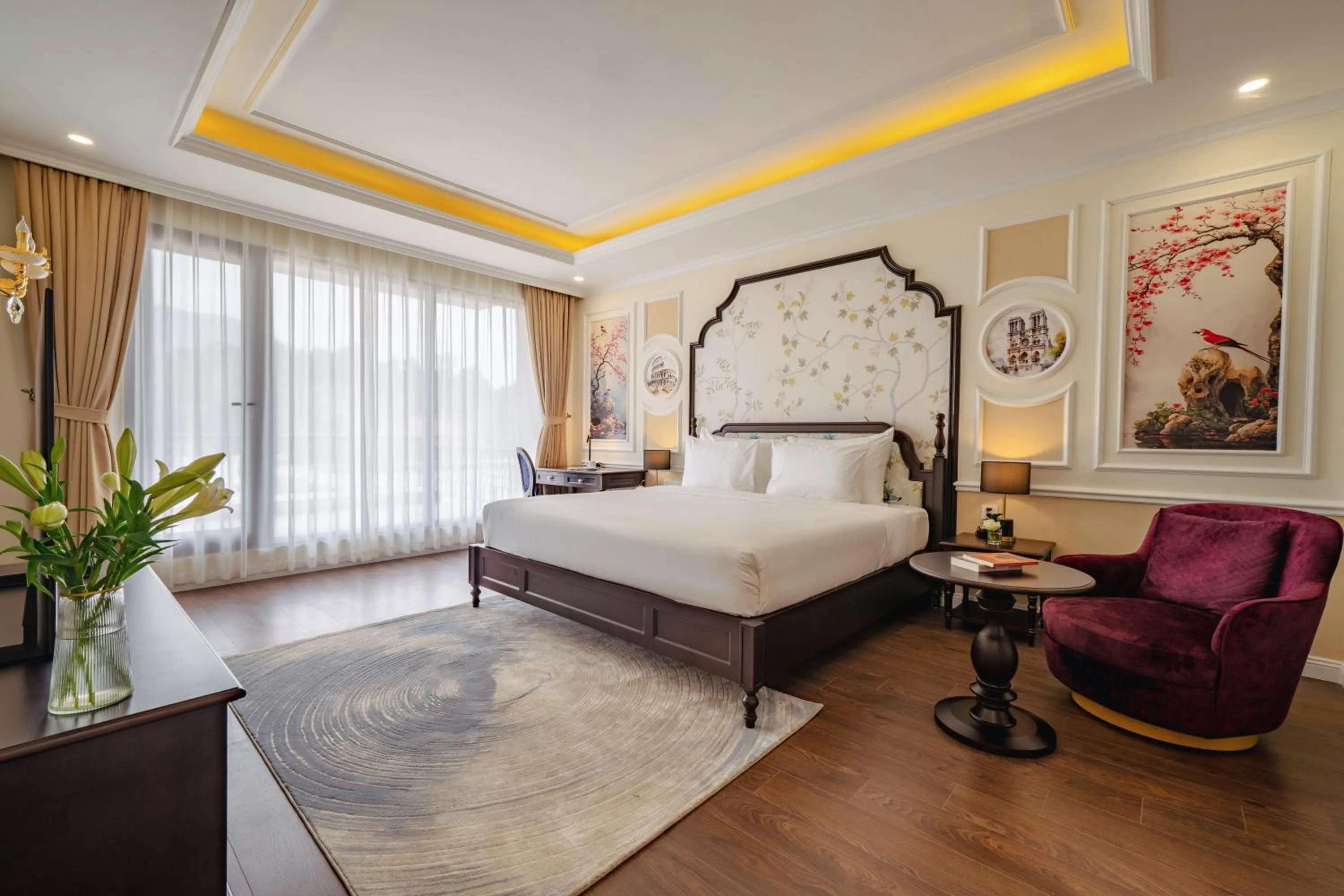 Bed in Venusgiti Hot Spring Resort & Spa