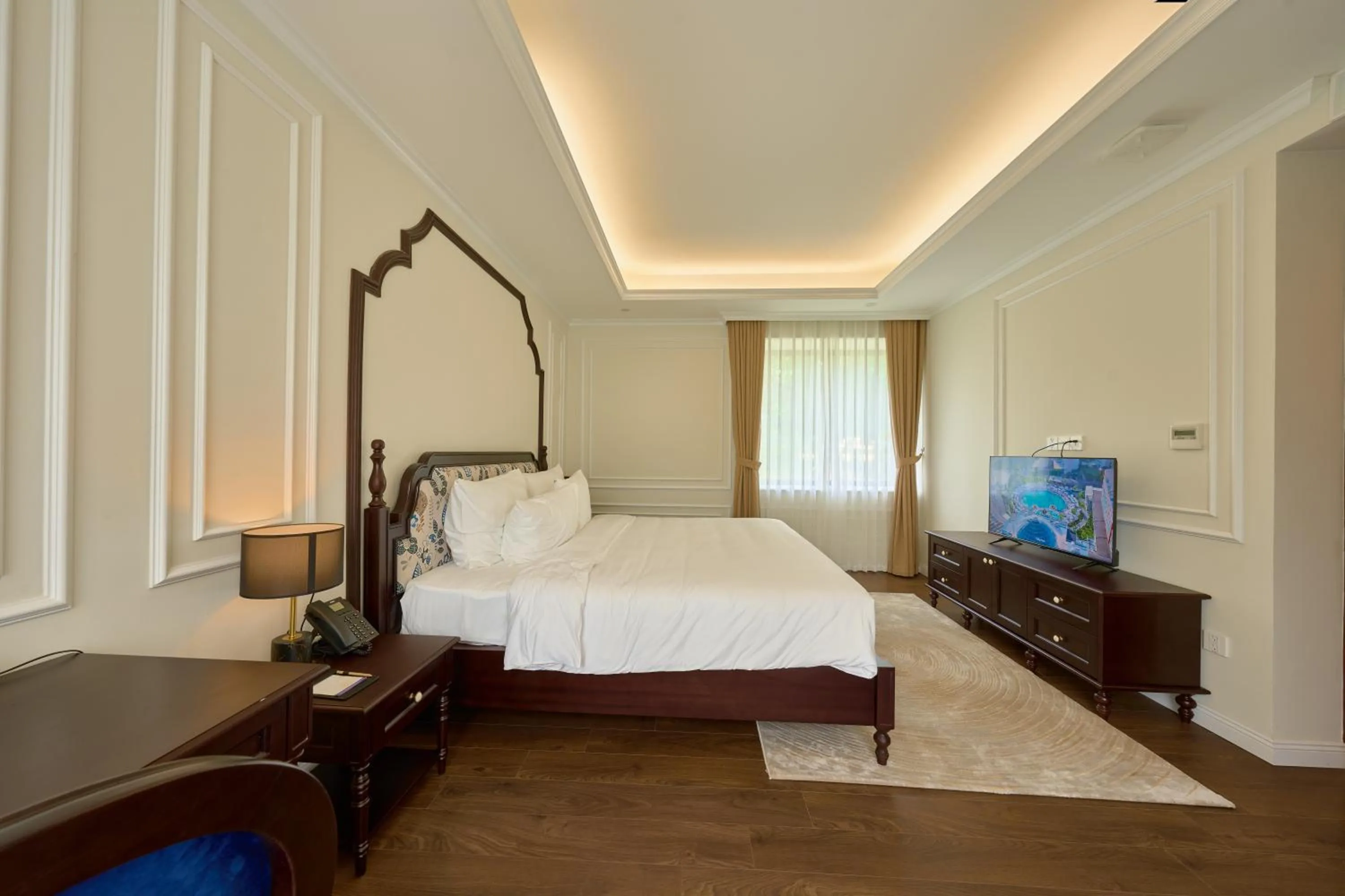 Bed in Venusgiti Hot Spring Resort & Spa