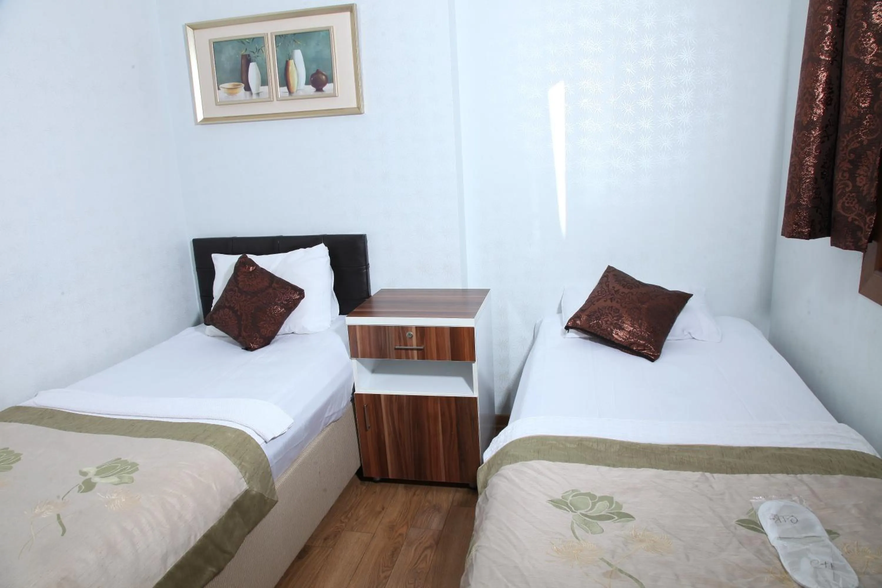 Bed in garden hill hotel