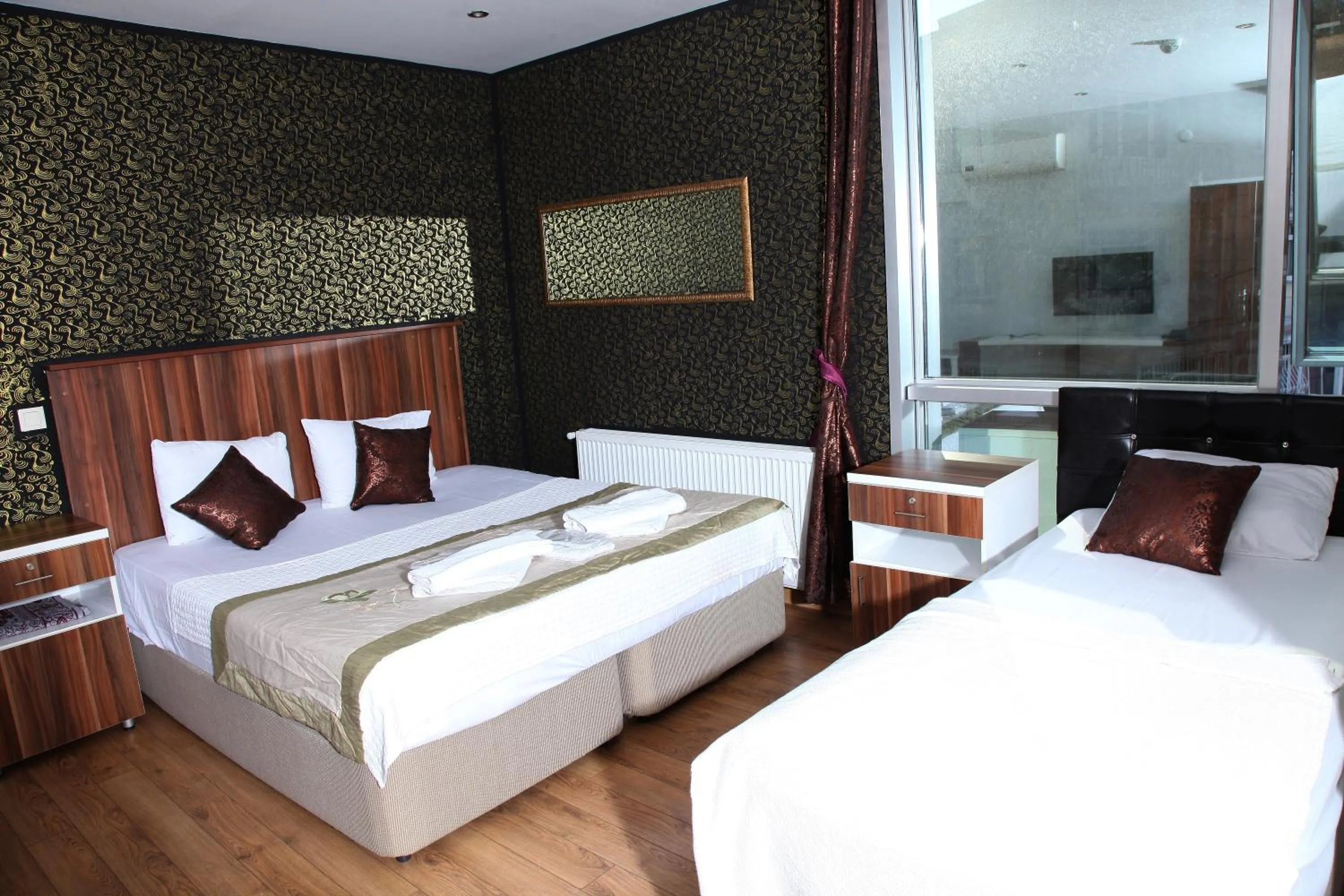 Bed in garden hill hotel