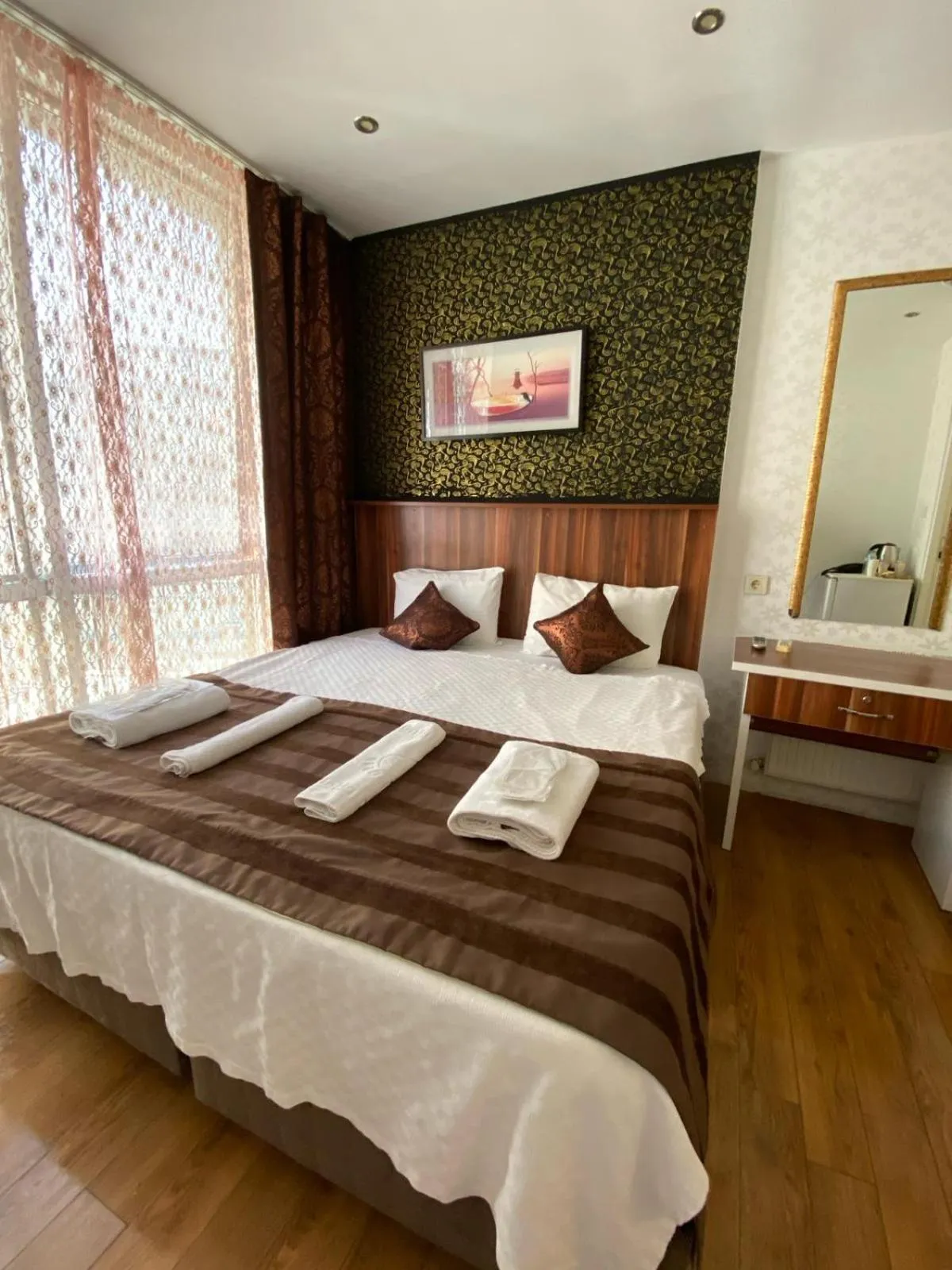 Bed in garden hill hotel