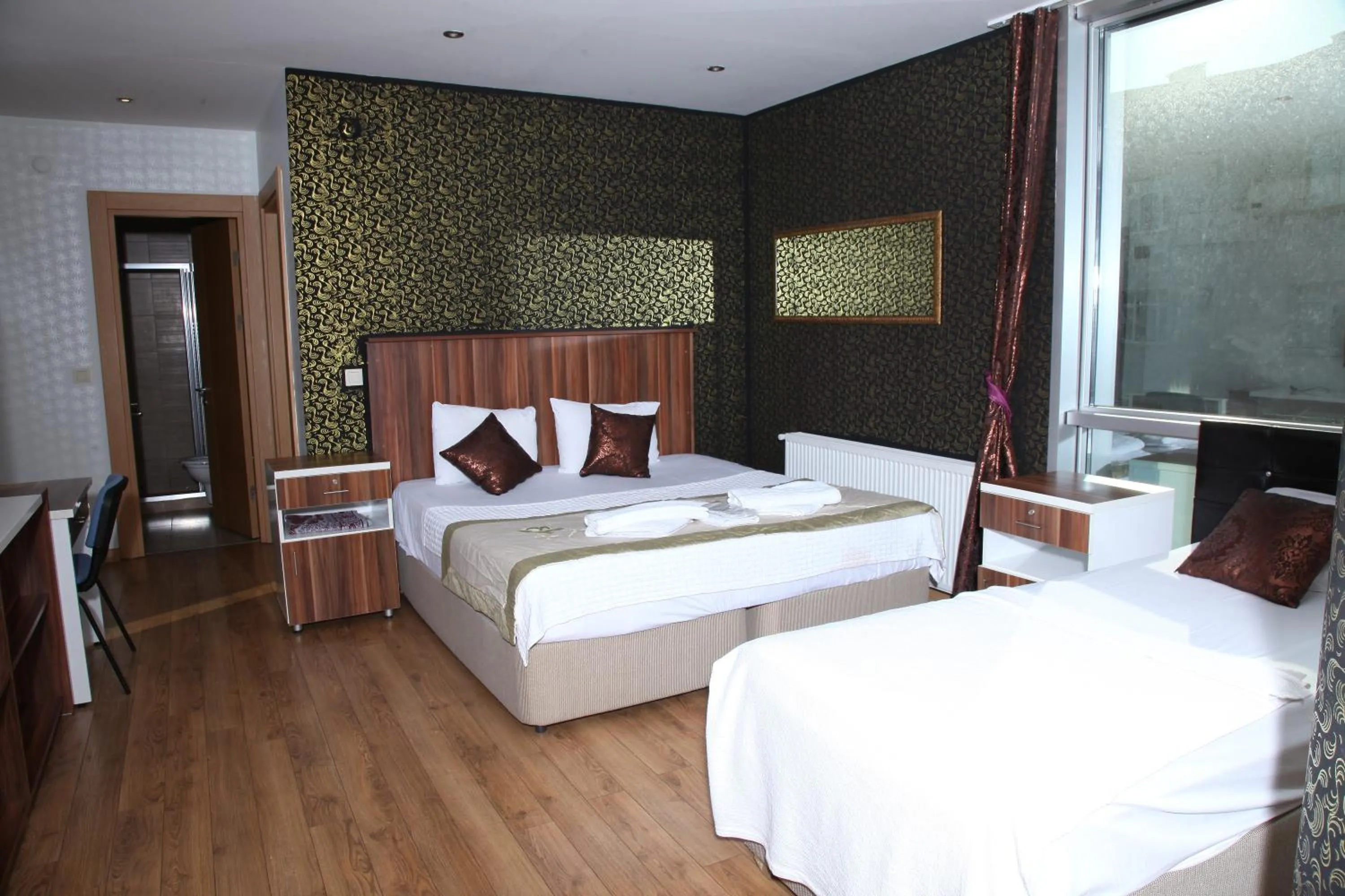 Bed in garden hill hotel