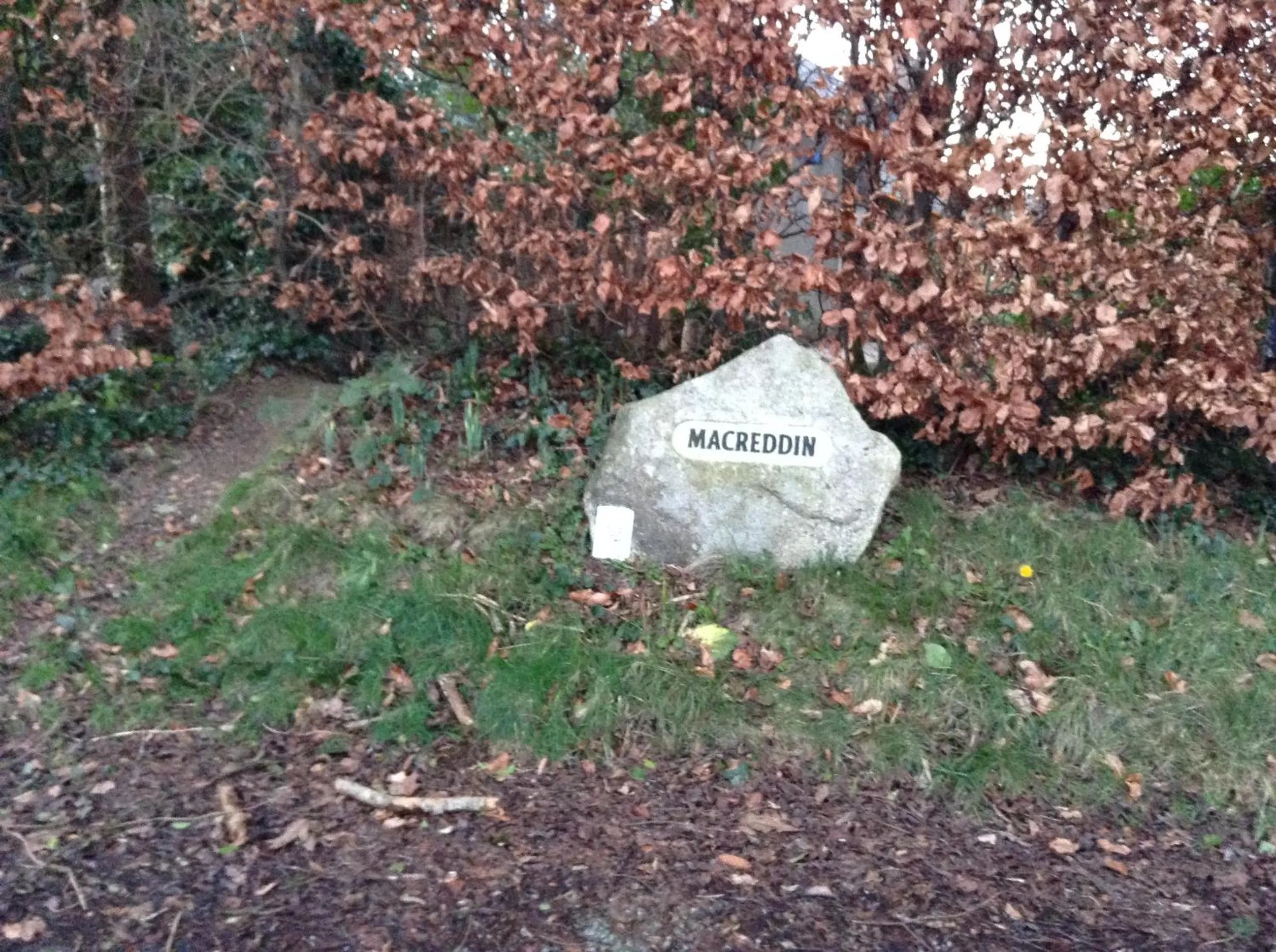 Nearby landmark in Macreddin Rock Bed & Breakfast