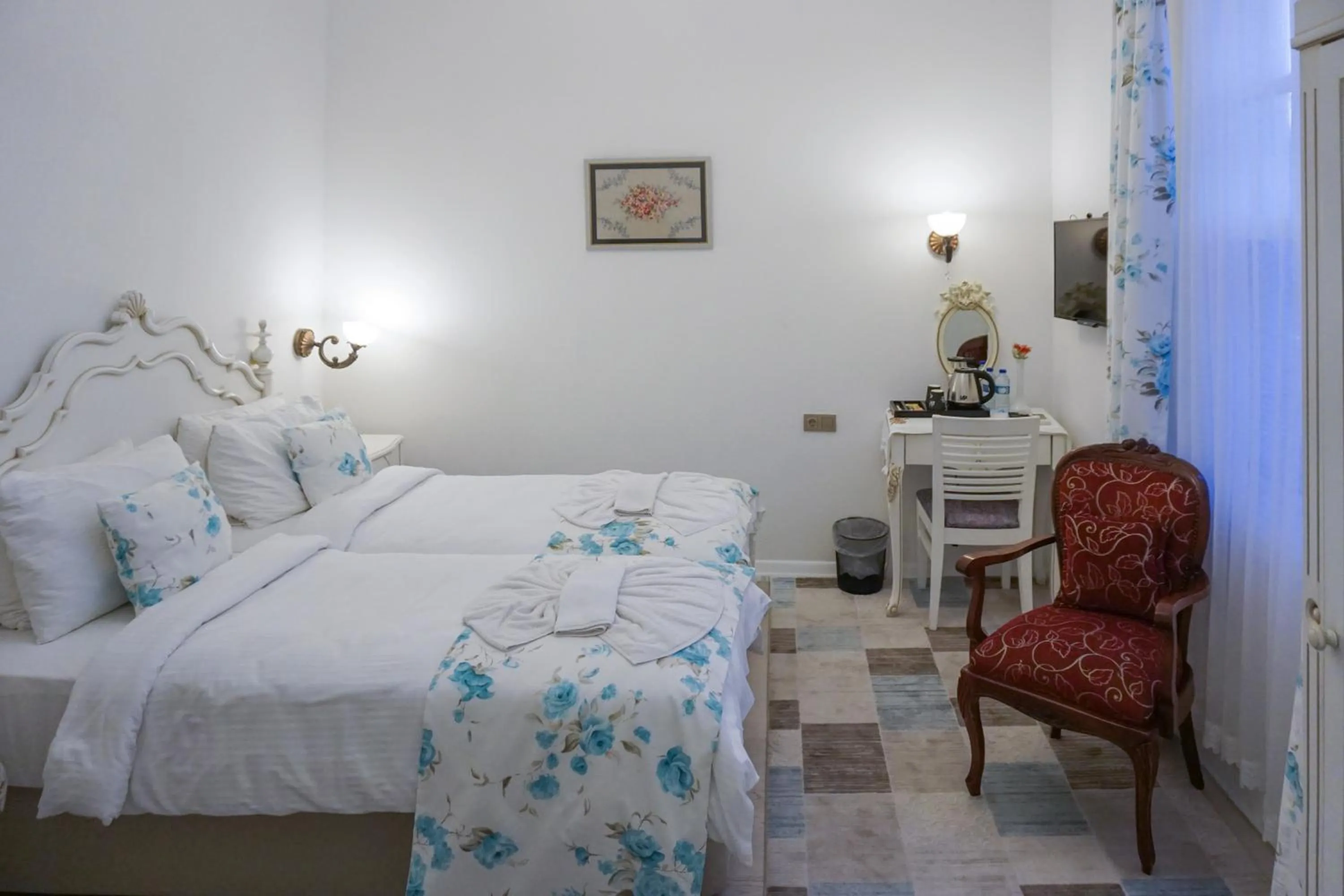 TV and multimedia, Bed in Dantela Butik Hotel