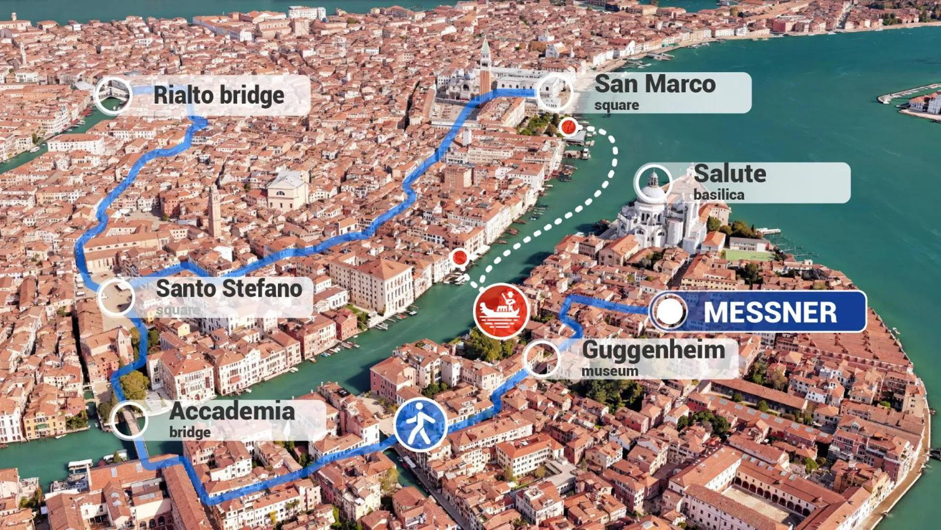 Text overlay in Messner Palace