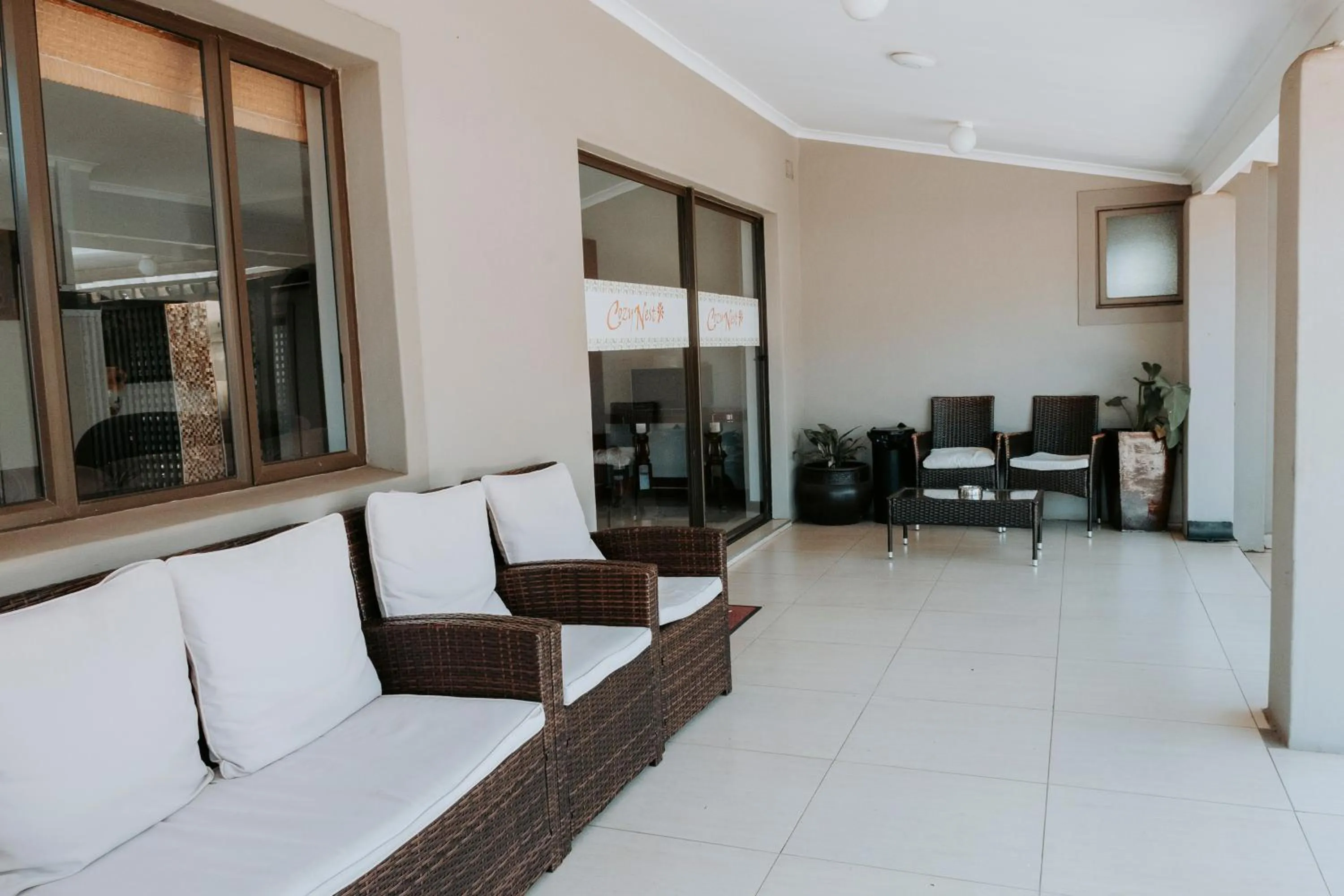 Seating area in Cozy Nest Guest House Durban