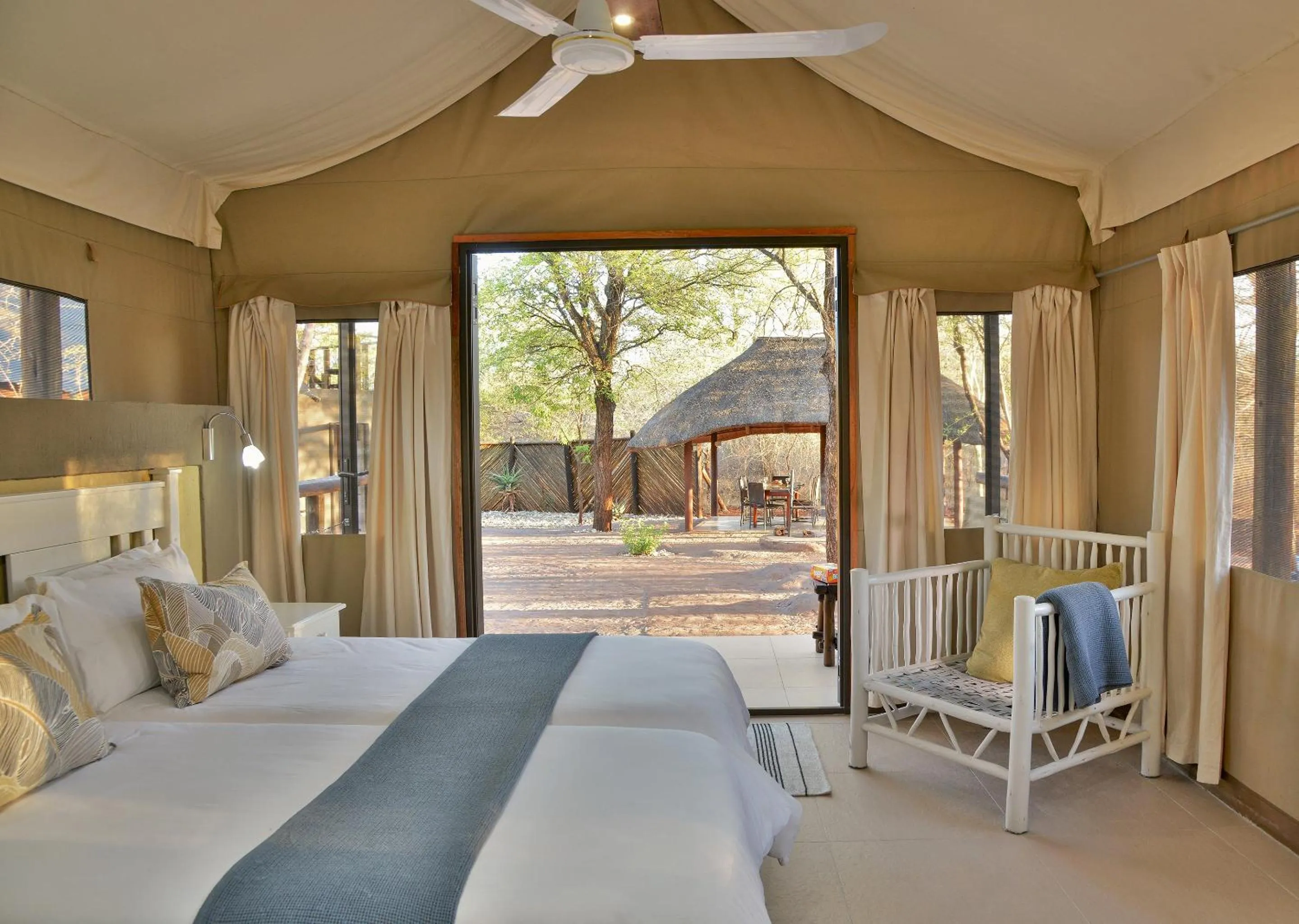 Patio, Bed in Jackalberry Ridge by Dream Resorts