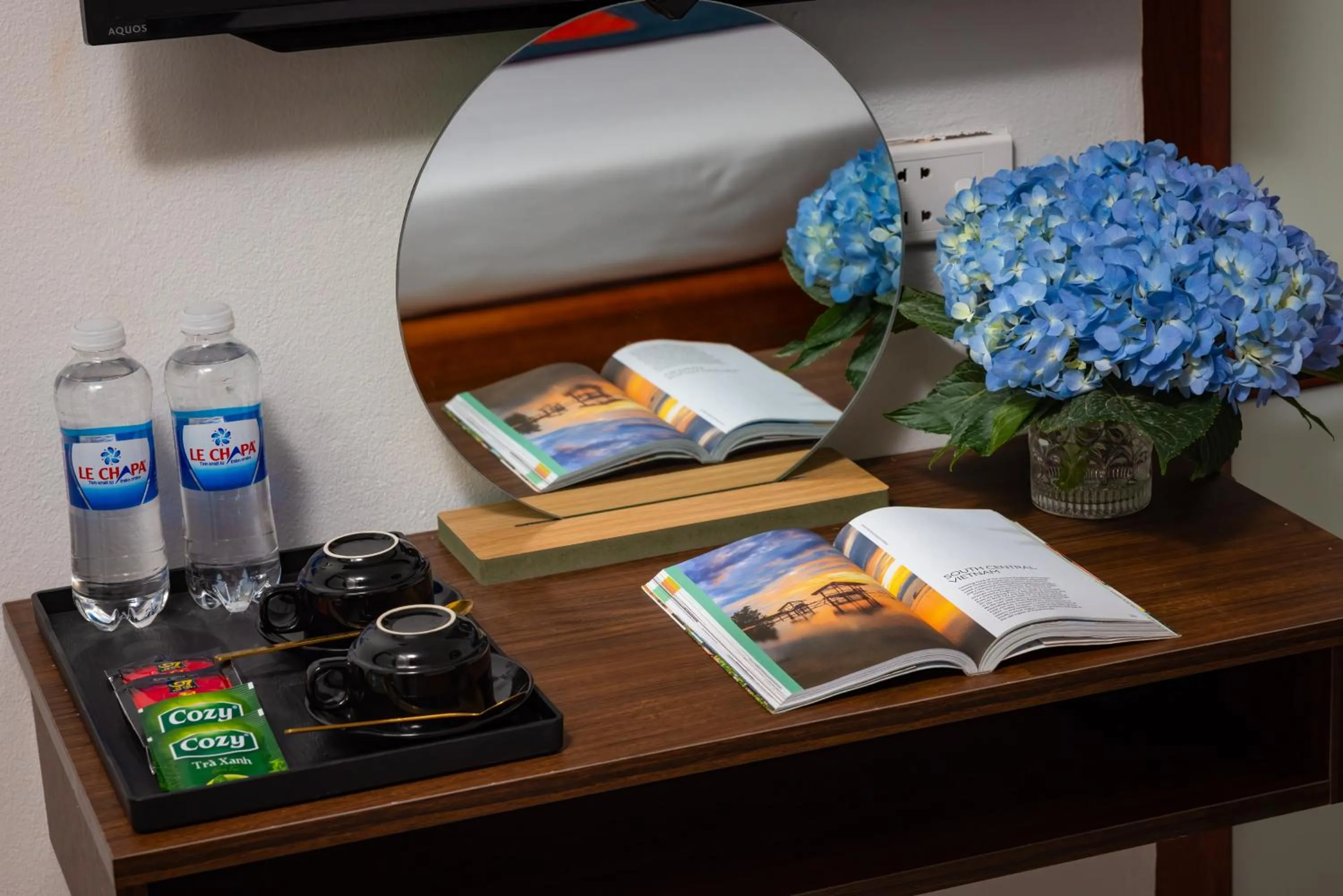 Decorative detail in July House Central Sapa