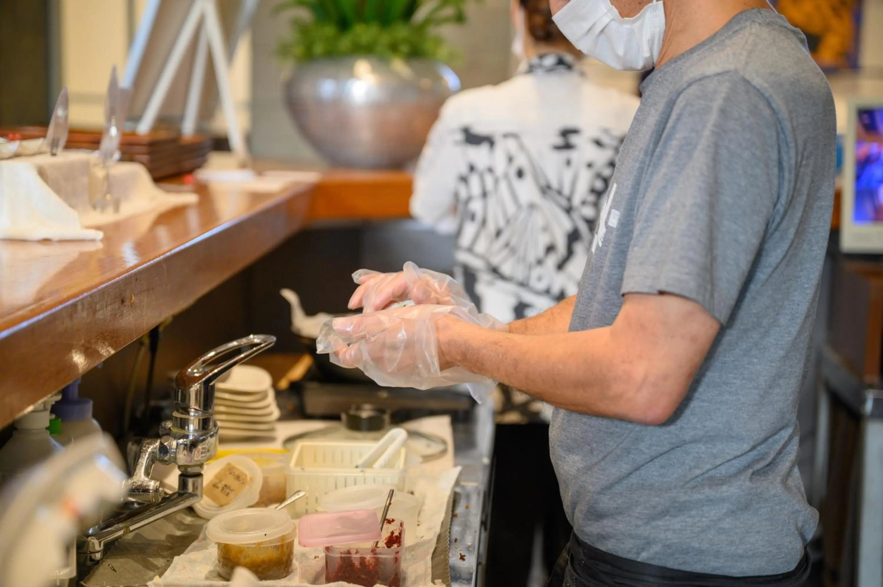 Breakfast in Hotel Emerald Isle Ishigakijima