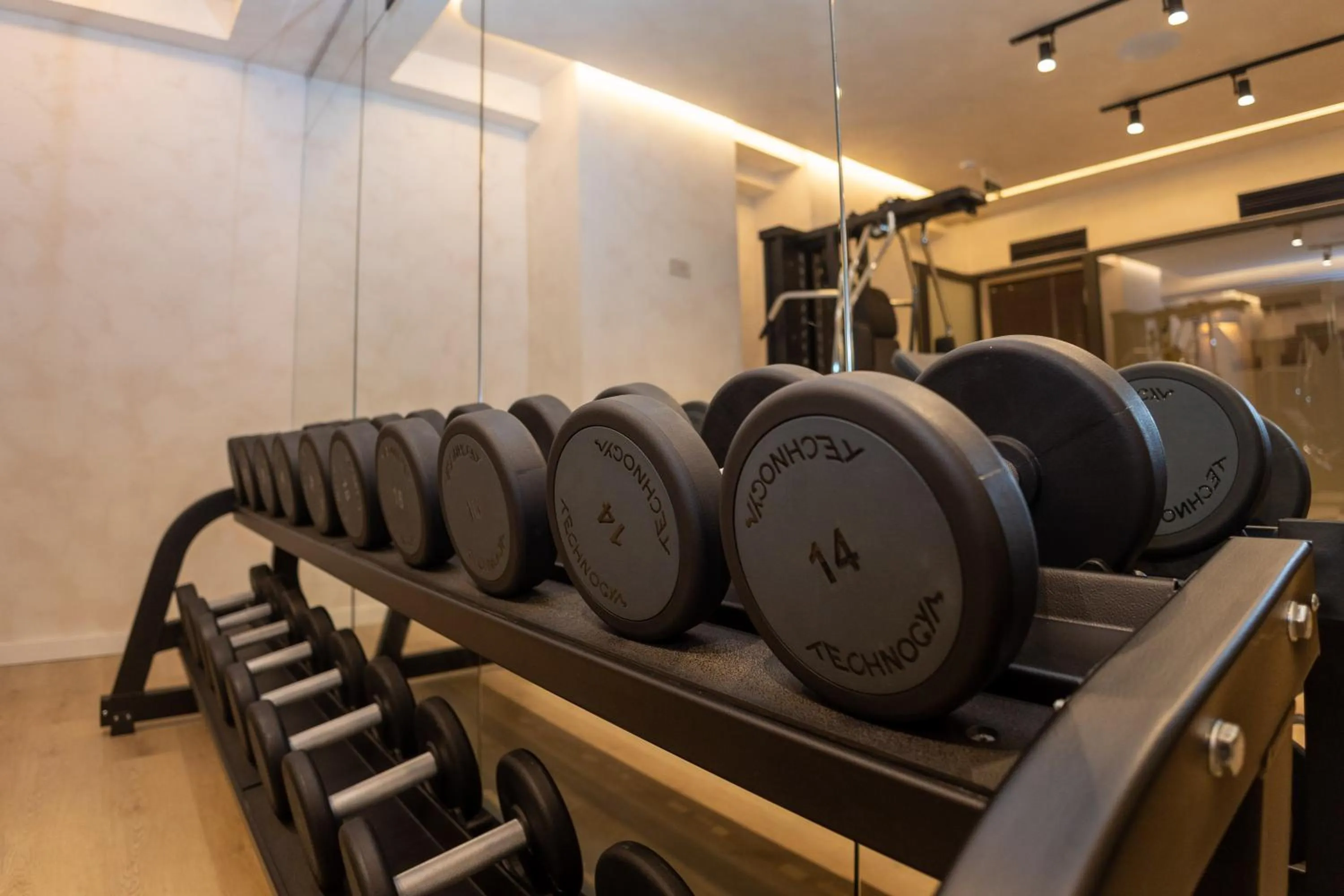 Fitness centre/facilities in Saint Nicolas Hotel