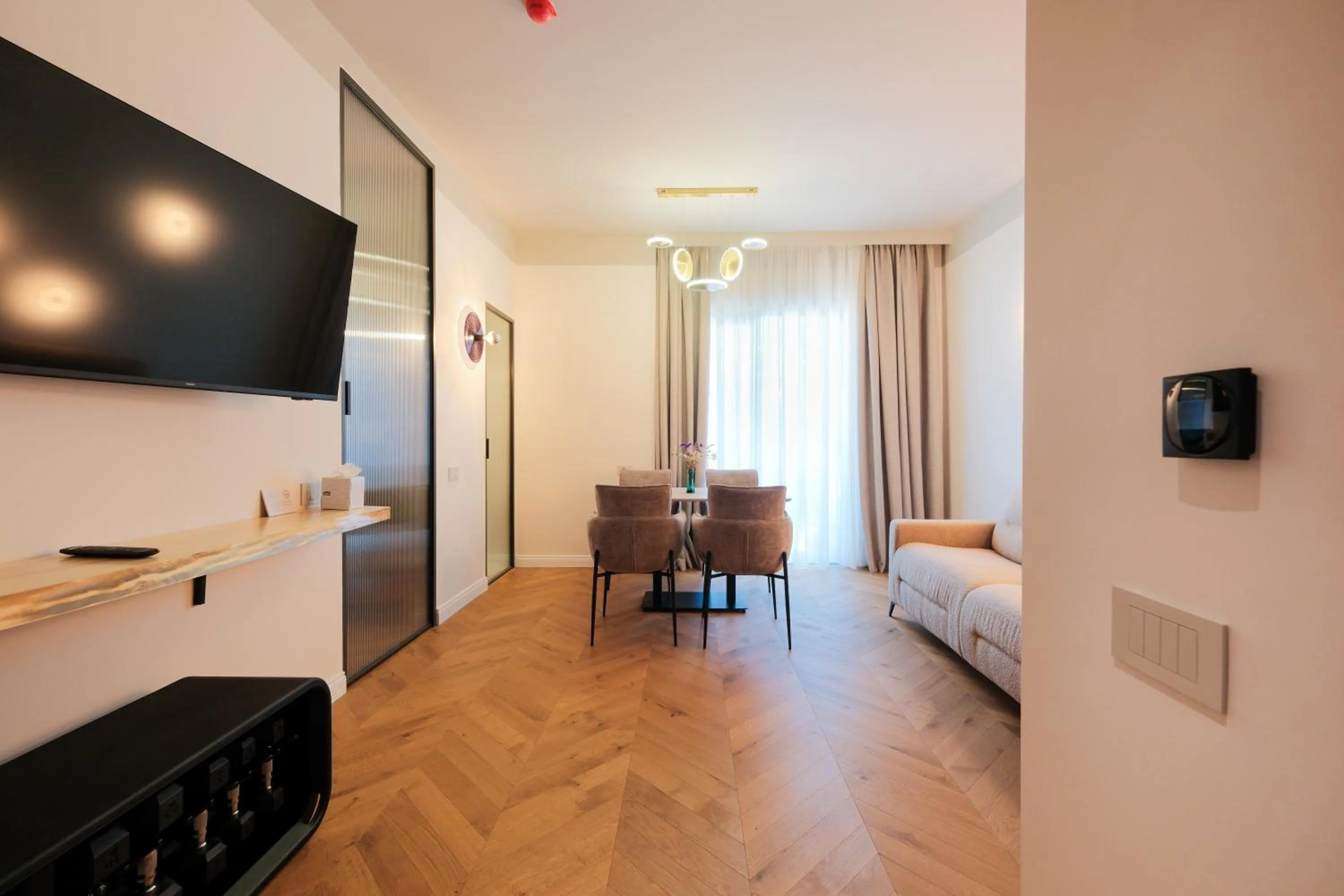 Bed in Saint Nicolas Hotel