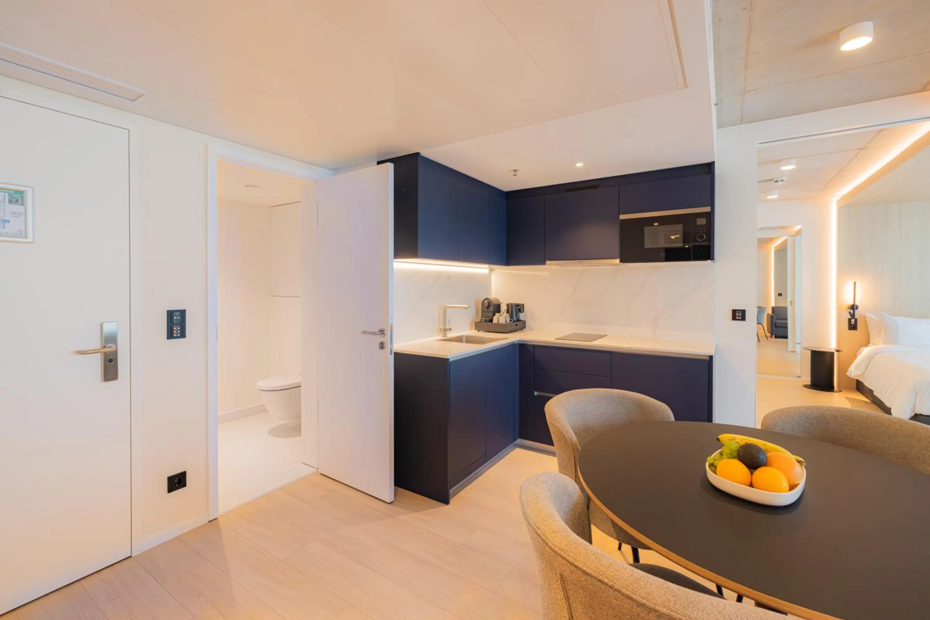Kitchen or kitchenette in NOTO Hotel