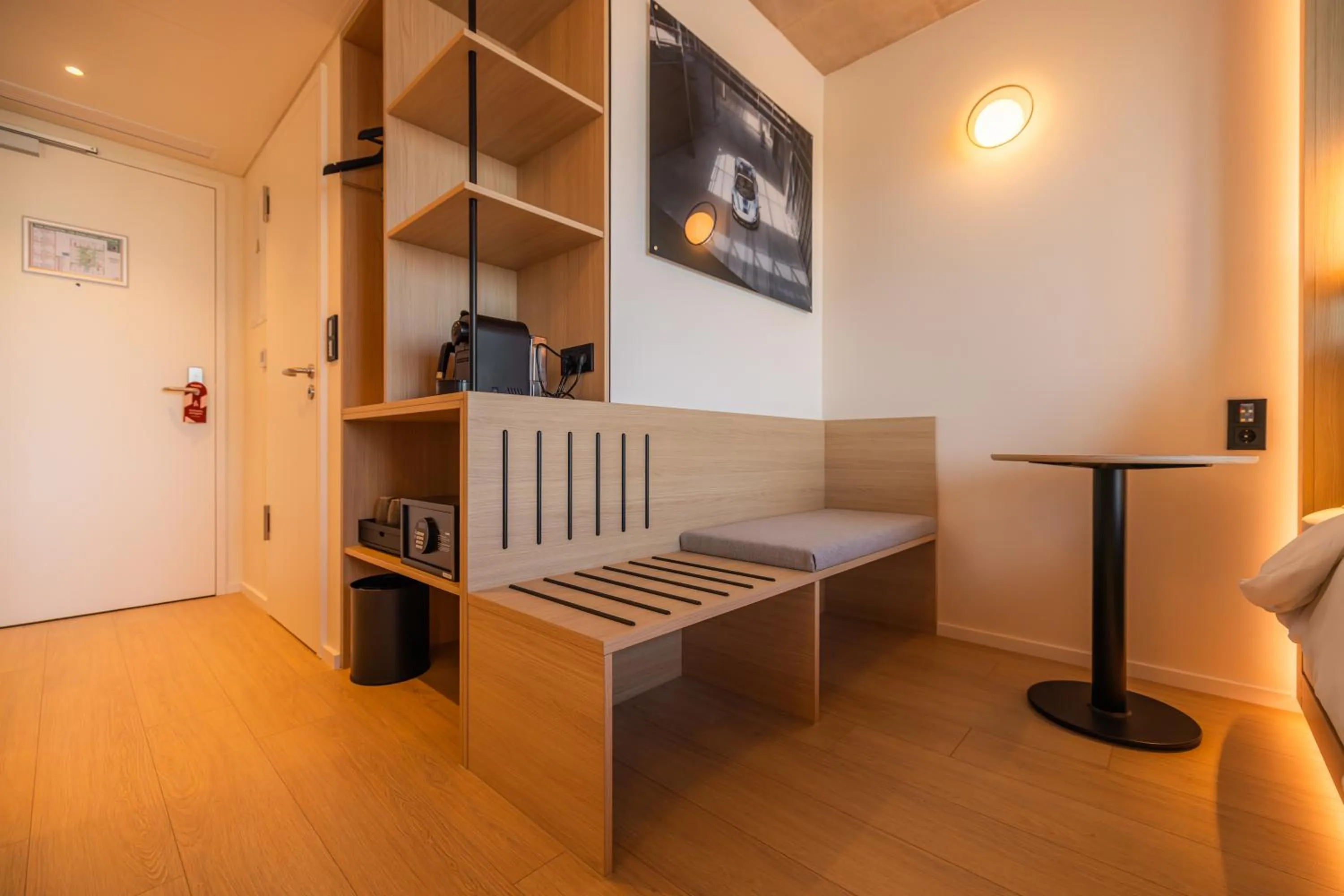 Seating area in NOTO Hotel