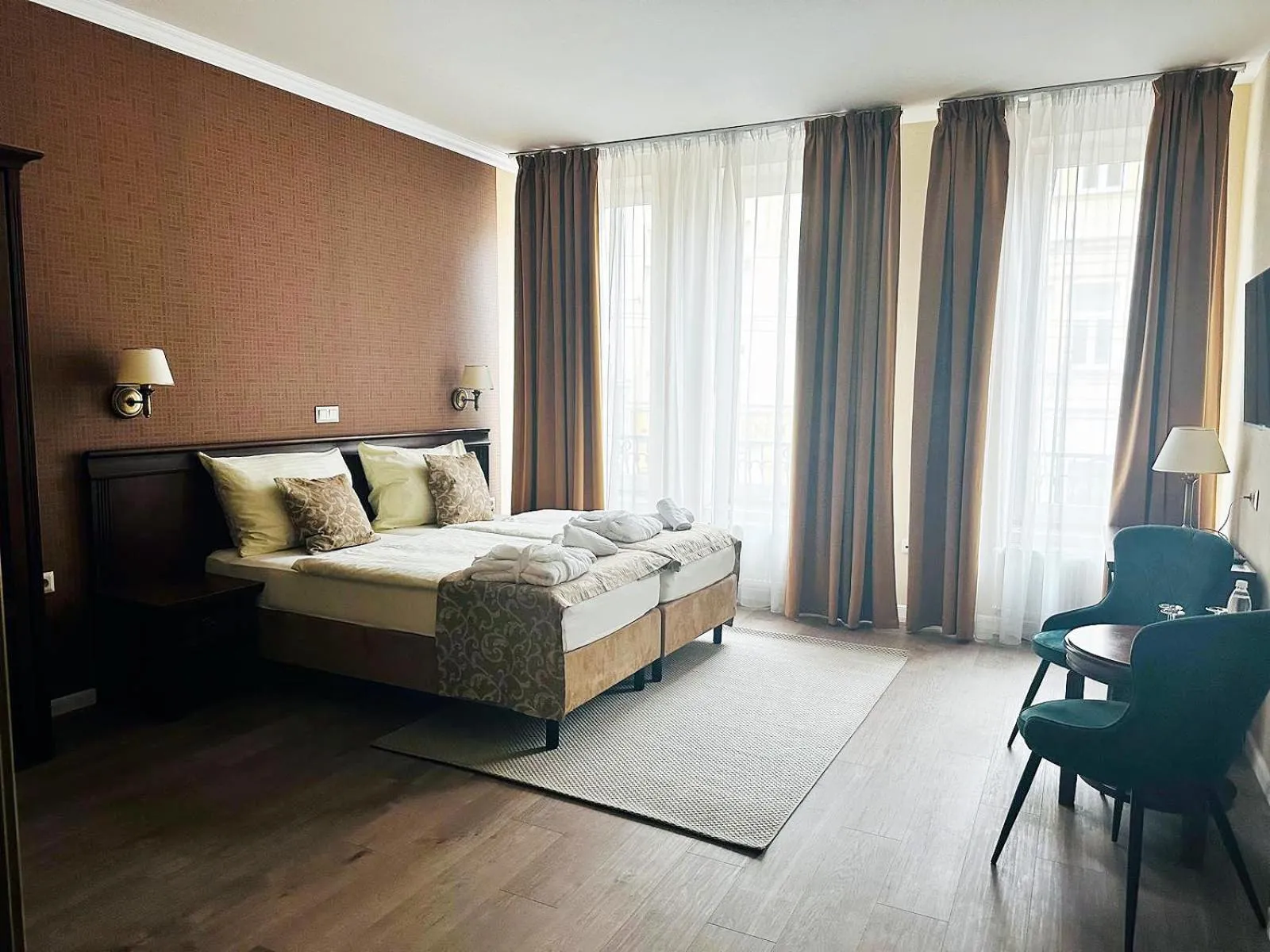 Bedroom, Bed in Wellness Hotel Pivovar Monopol