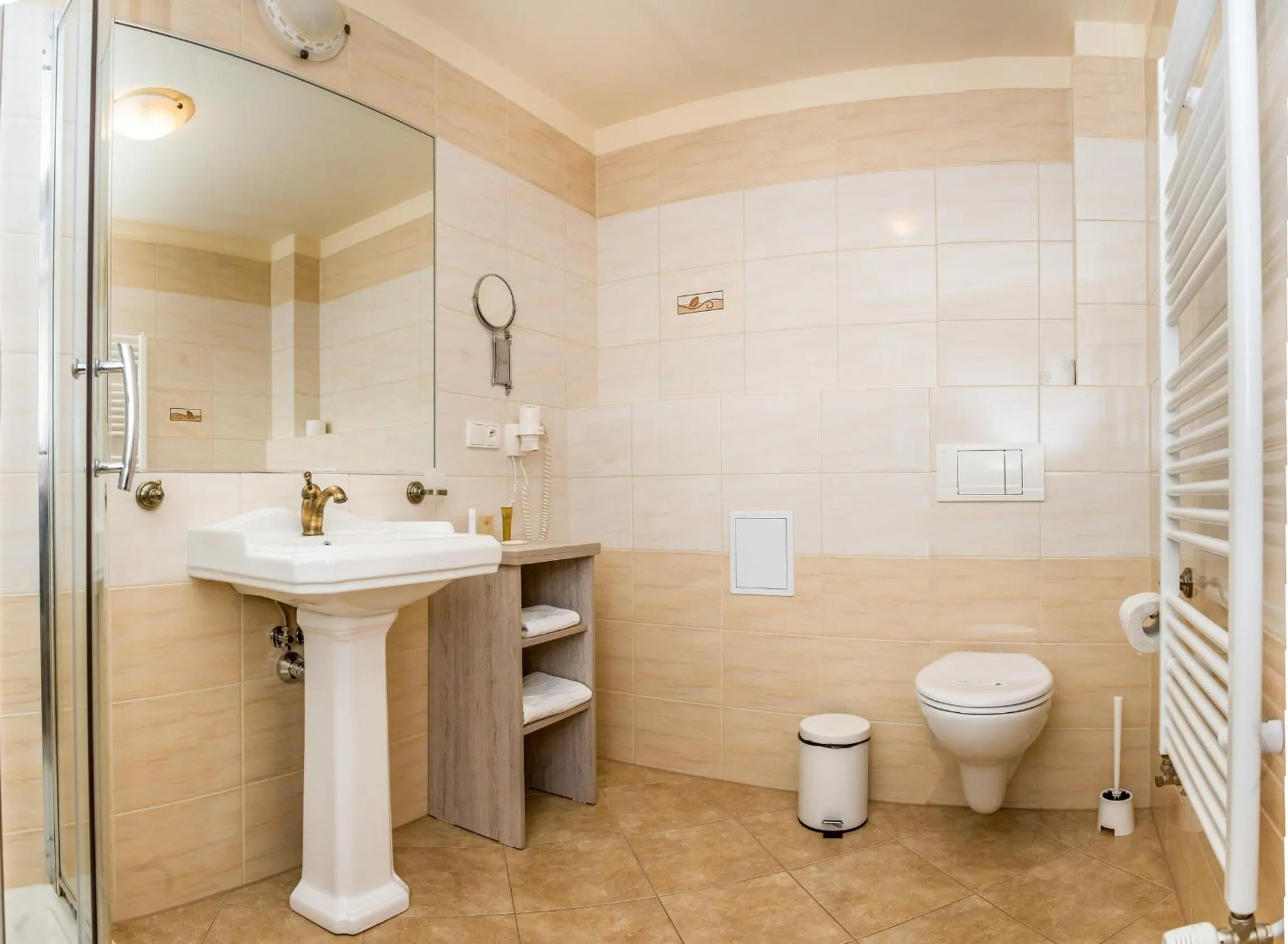 Bathroom in Wellness Hotel Pivovar Monopol