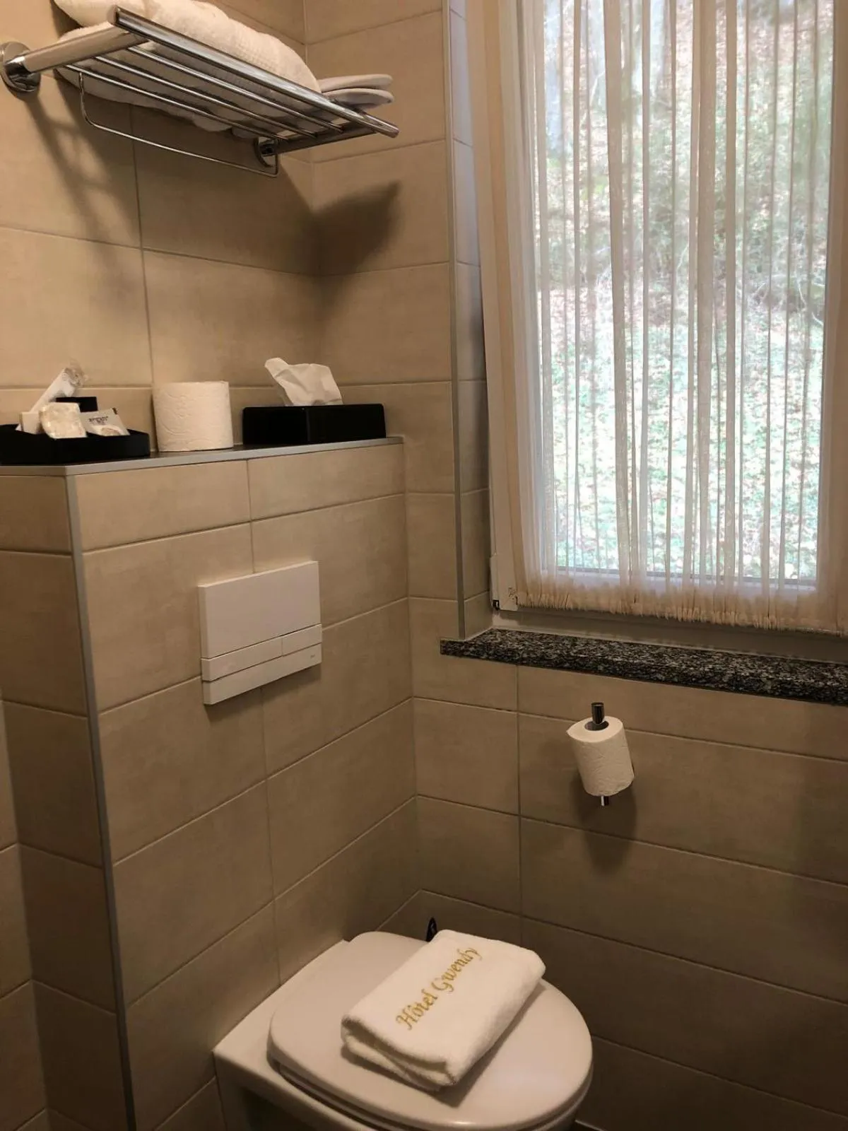 Bathroom in Appart-Hotel Gwendy