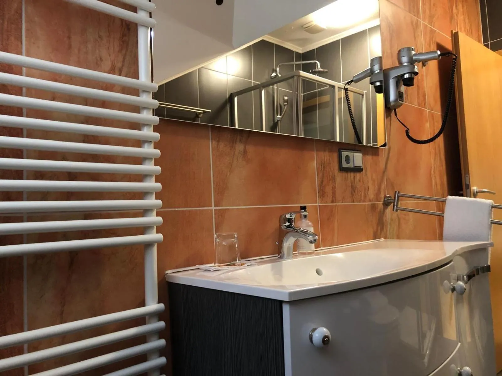 Bathroom in Appart-Hotel Gwendy