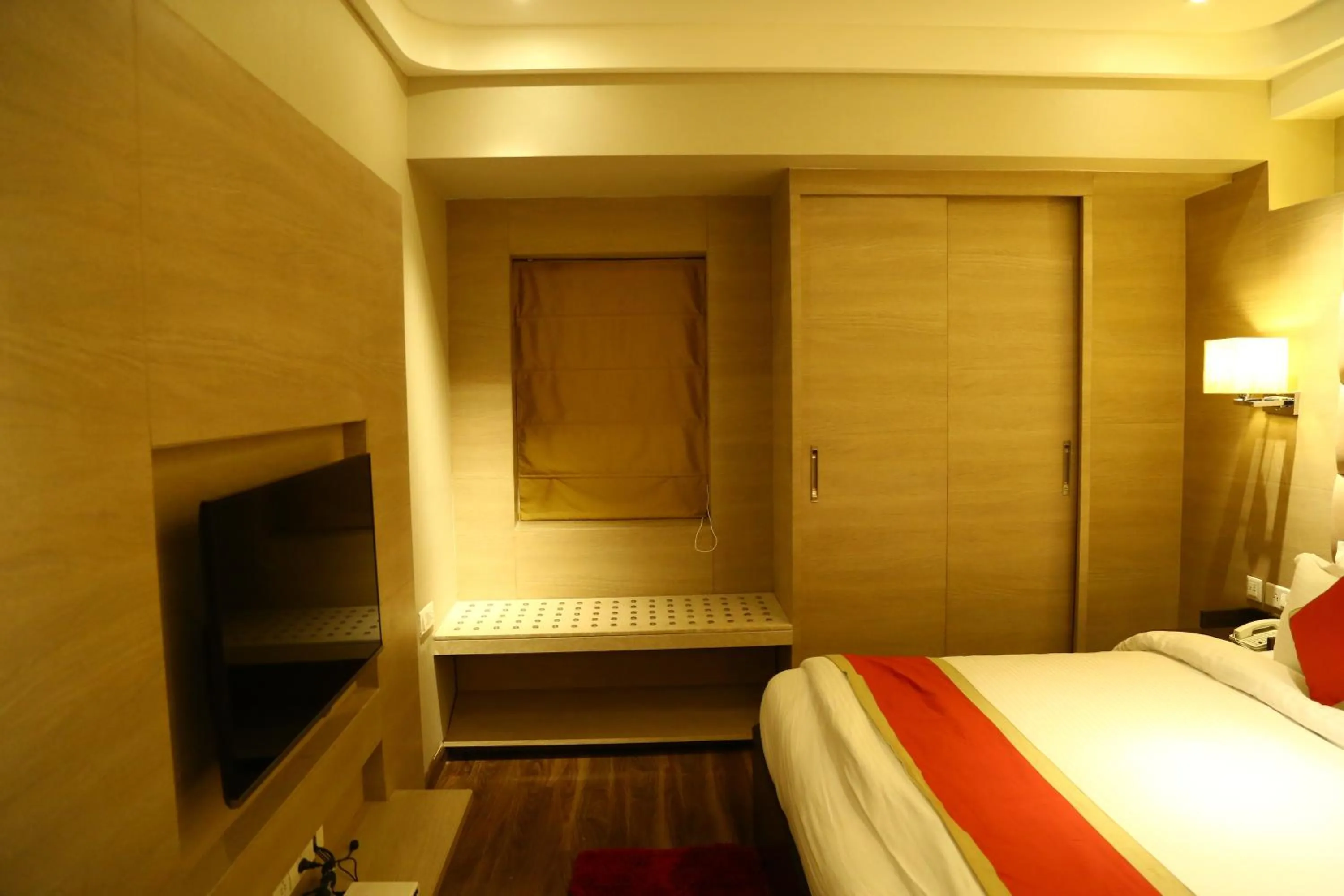 Bedroom, Bed in The Fern Residency