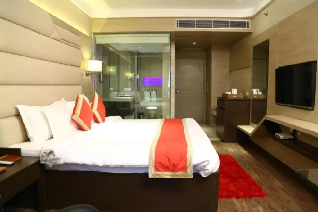 Bedroom, Bed in The Fern Residency