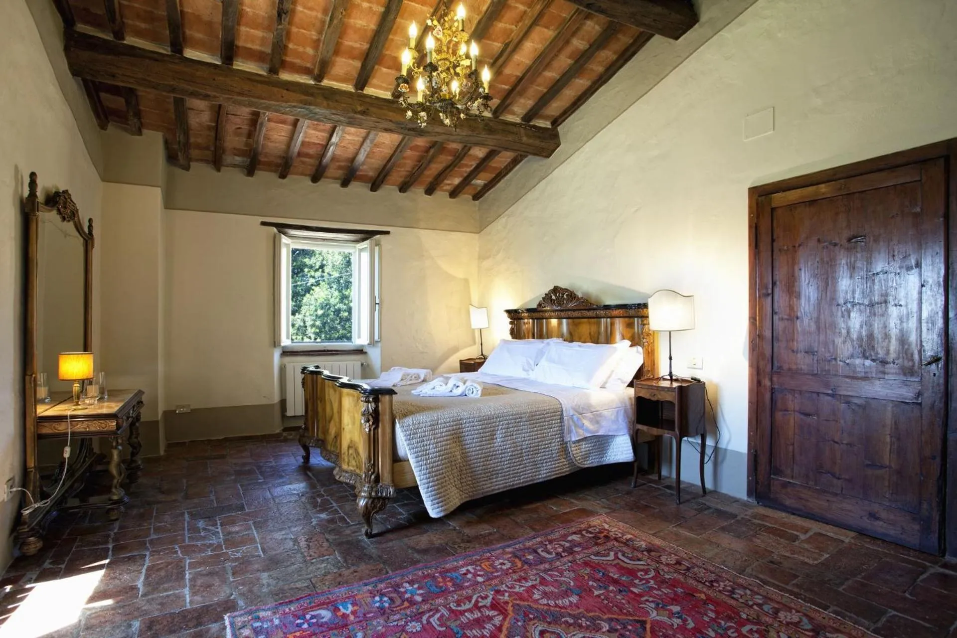 Bedroom, Bed in Villa San Pietro