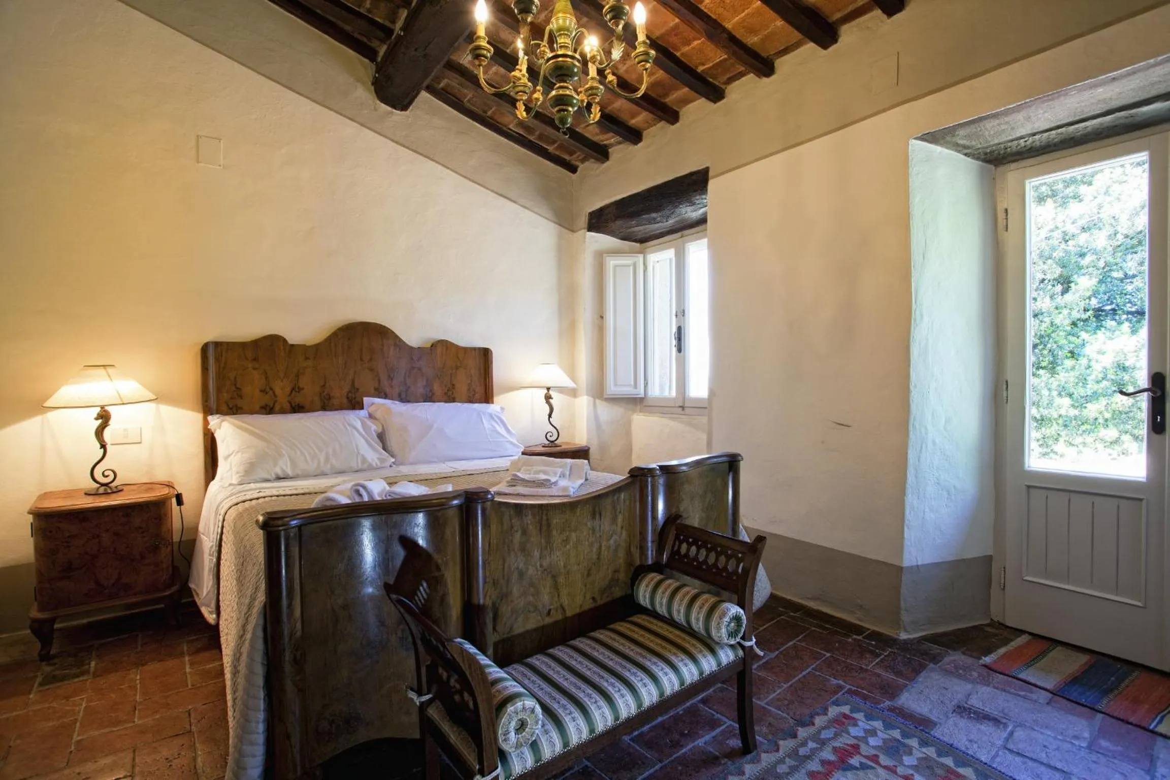 Bed in Villa San Pietro