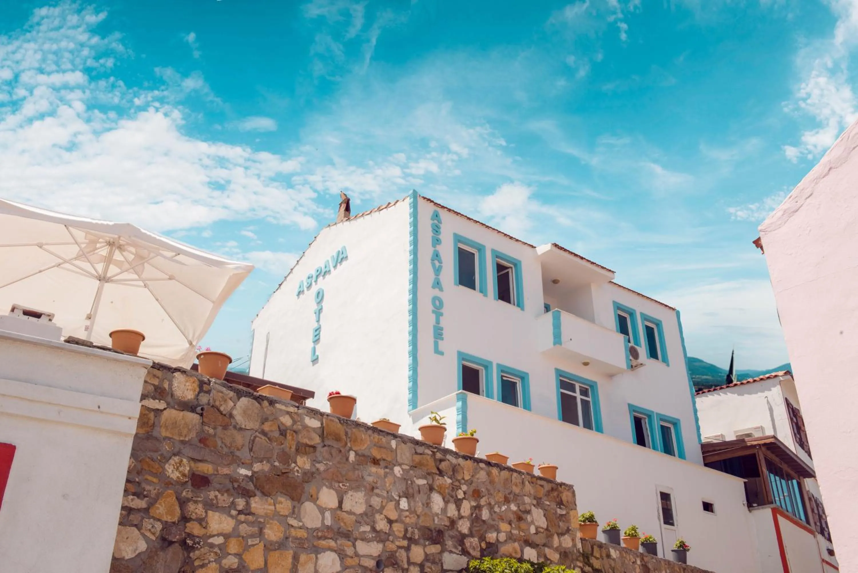 Facade/entrance in Bozcaada Aspava Otel