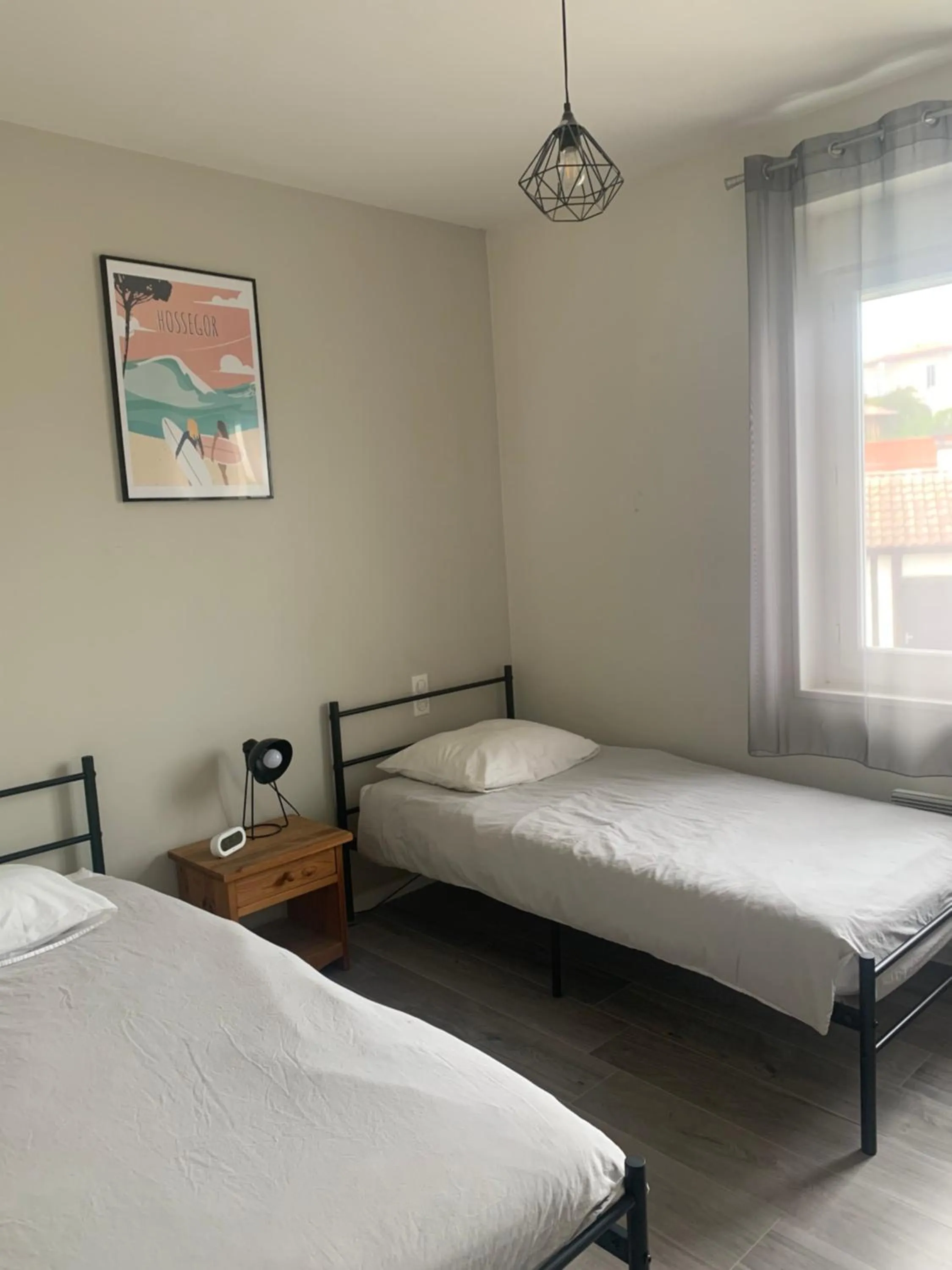 Bed in Hôtel La Cote d'Argent