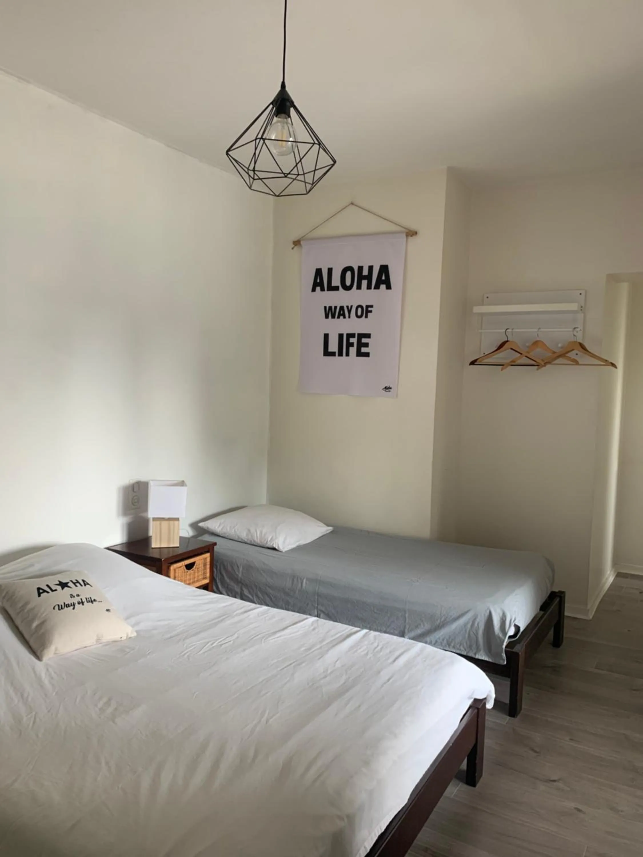 Bed in Hôtel La Cote d'Argent