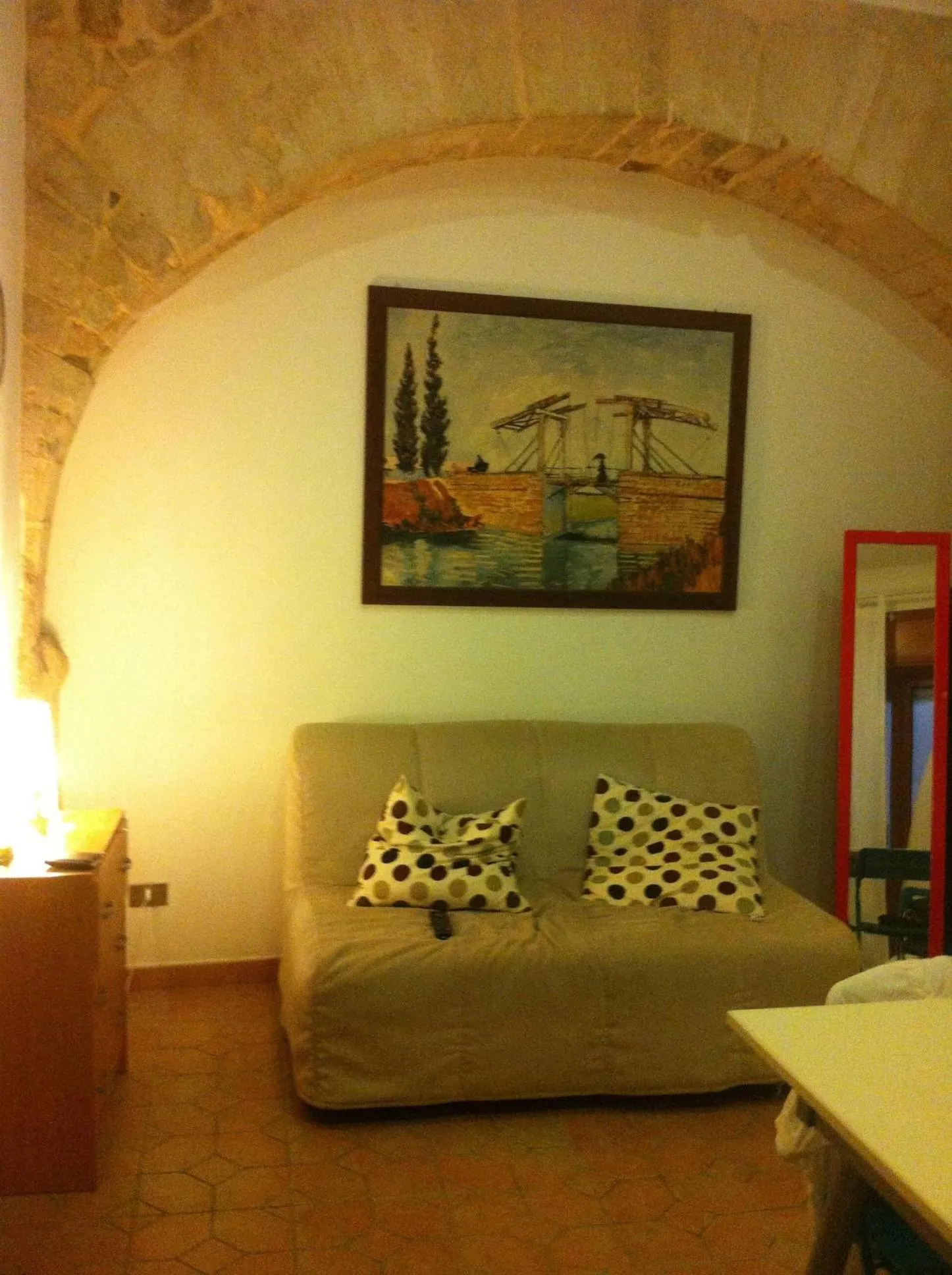 Decorative detail, Bed in Dei Meravigli