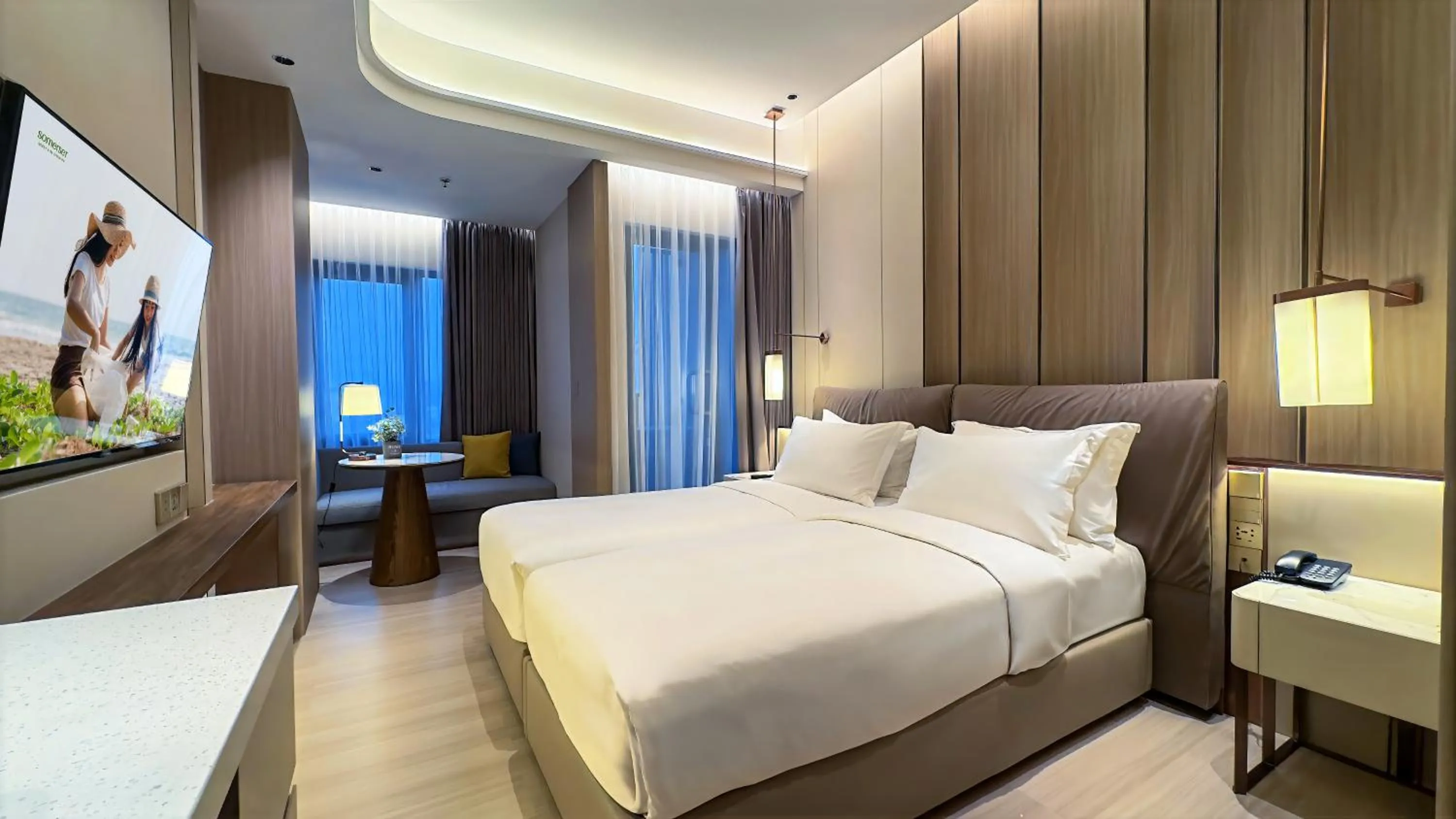 Bedroom, Bed in Somerset Queen City Semarang