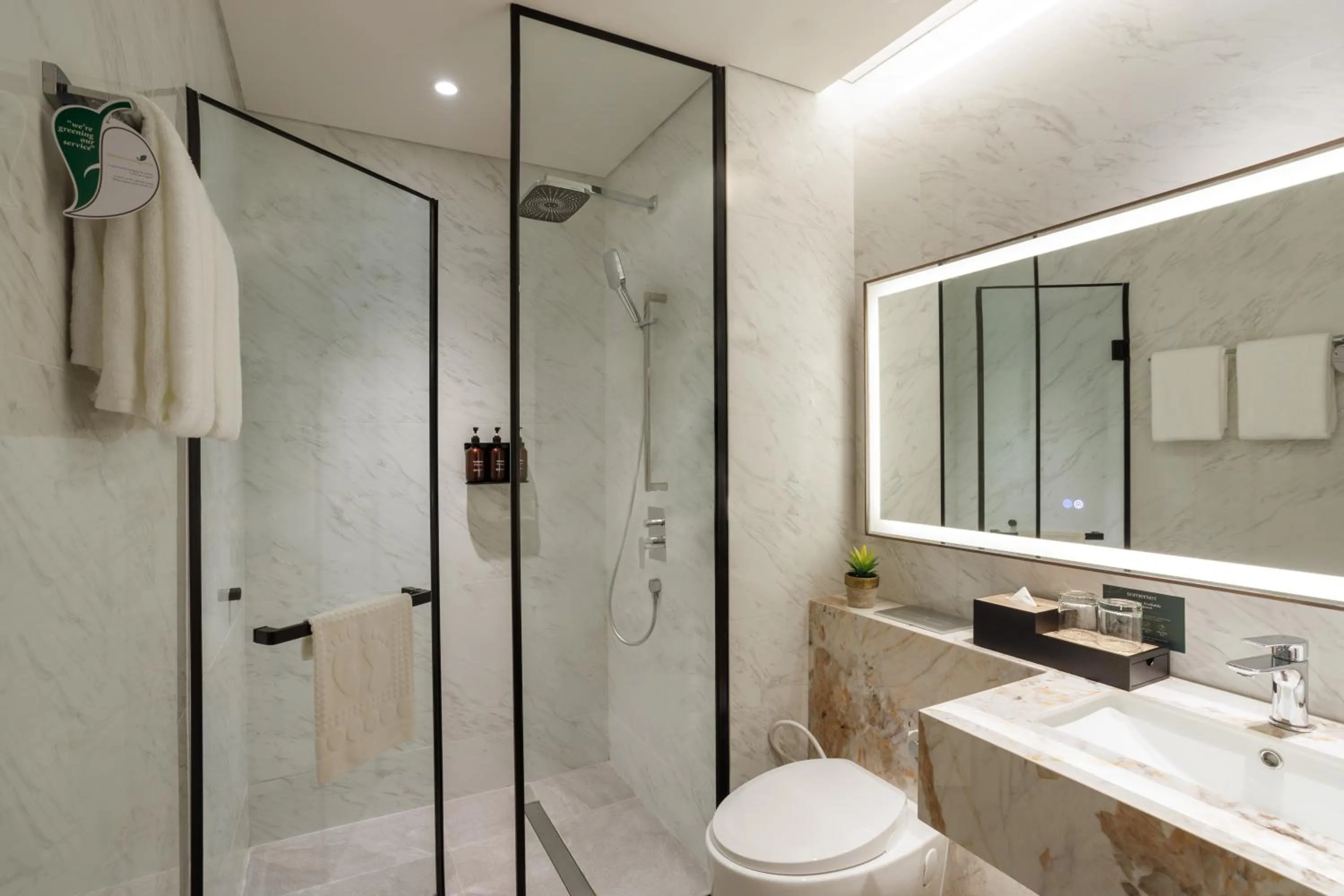 Bathroom in Somerset Queen City Semarang