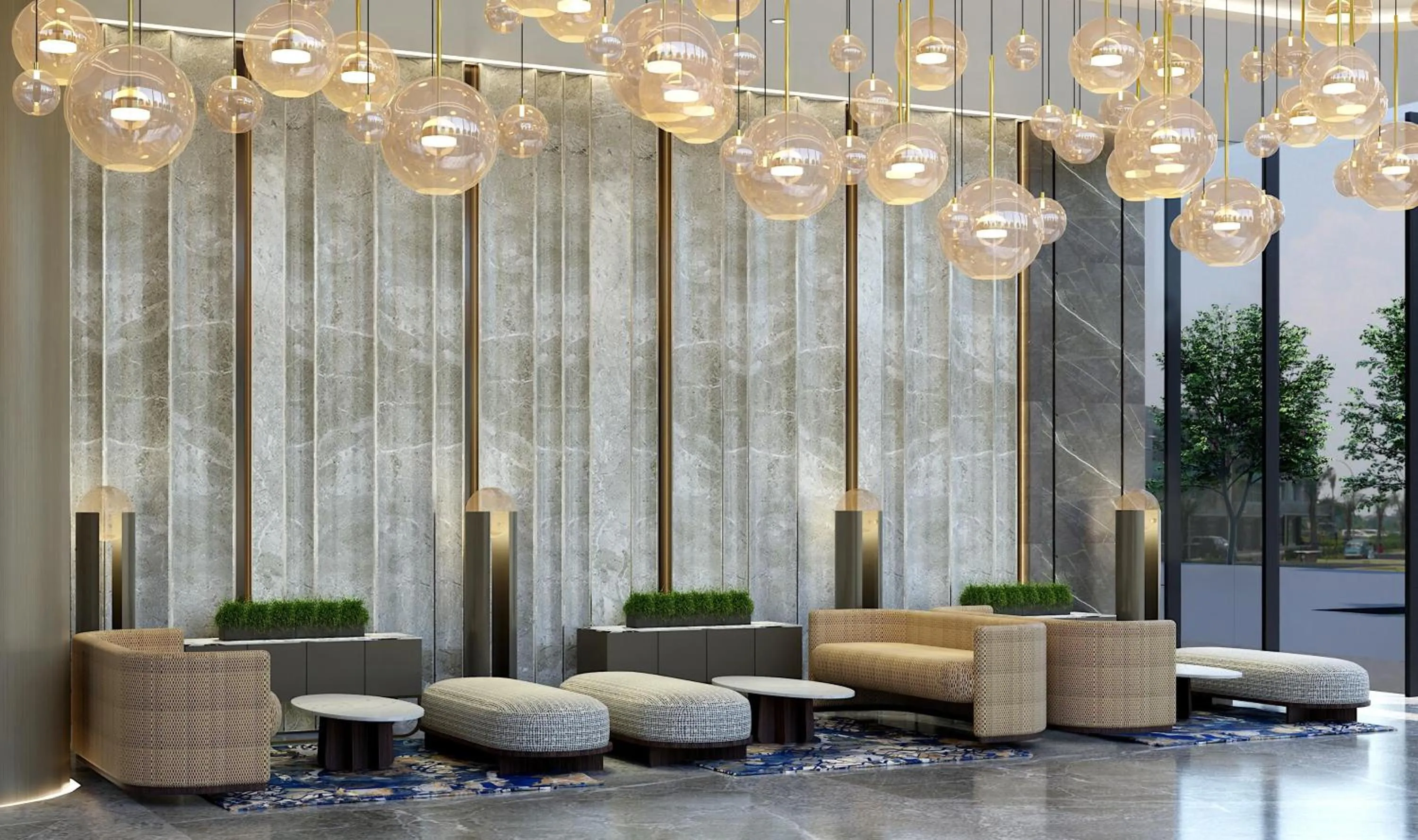 Lobby or reception in Somerset Queen City Semarang