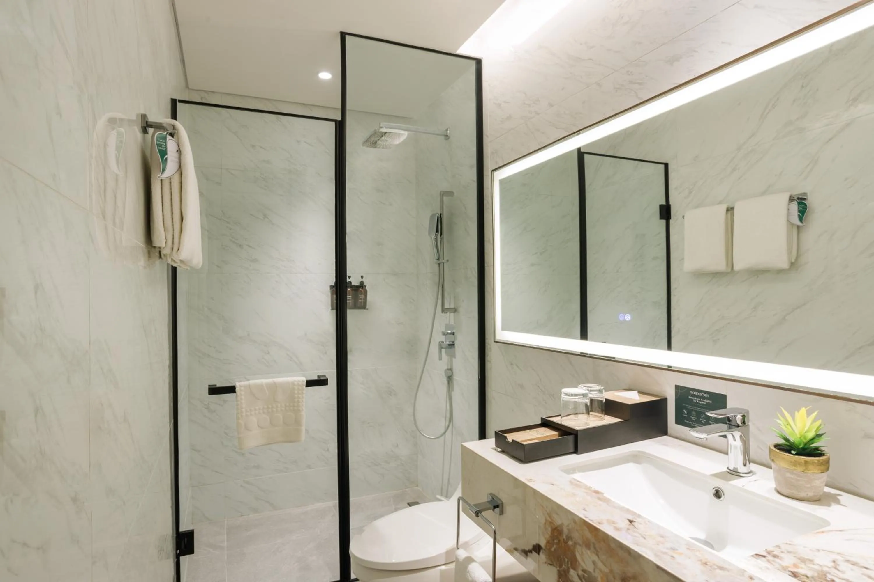 Bathroom in Somerset Queen City Semarang