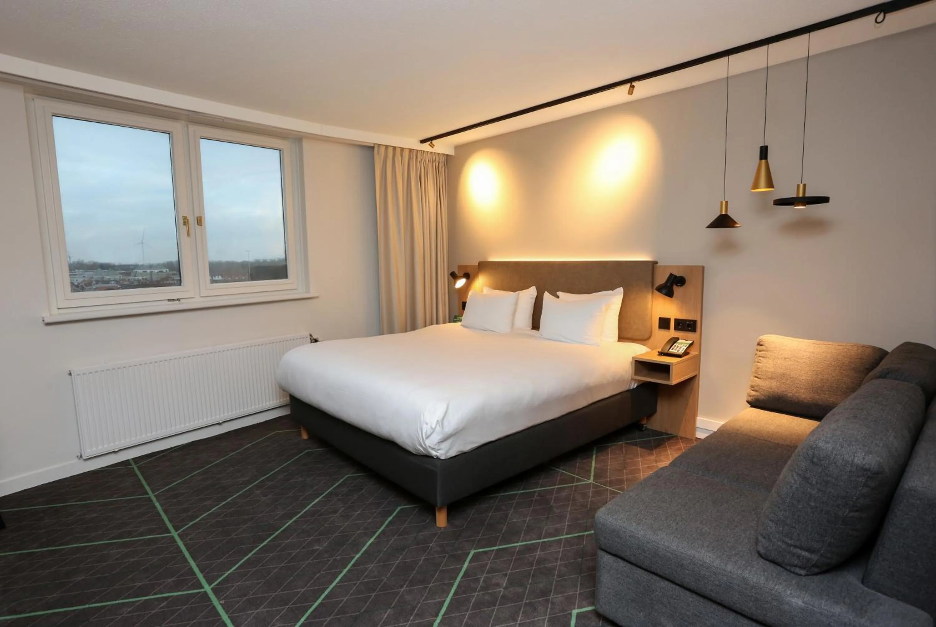 Bed in Hotel Nordseka The Hague - Voorburg