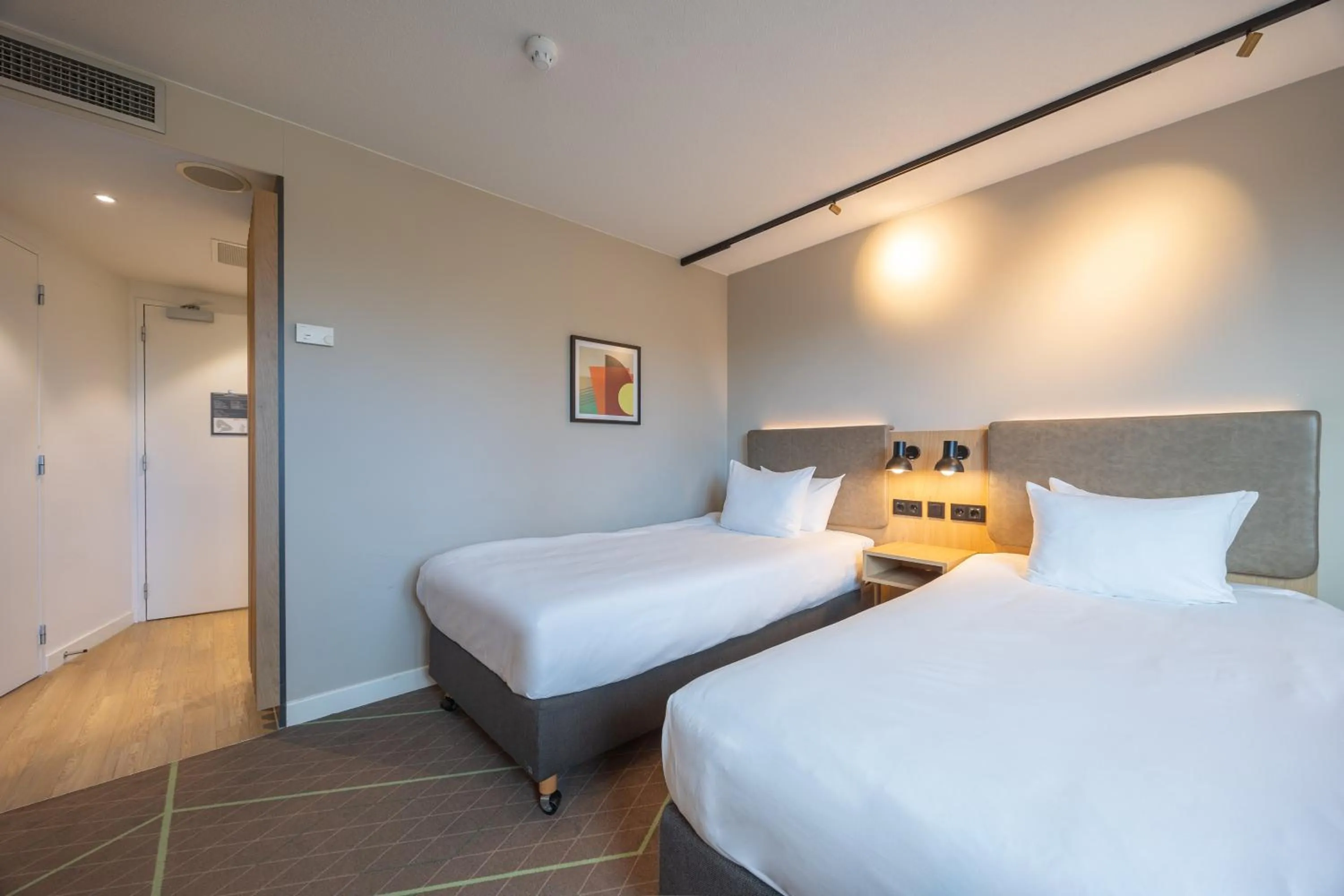 Bedroom, Bed in Hotel Nordseka The Hague - Voorburg