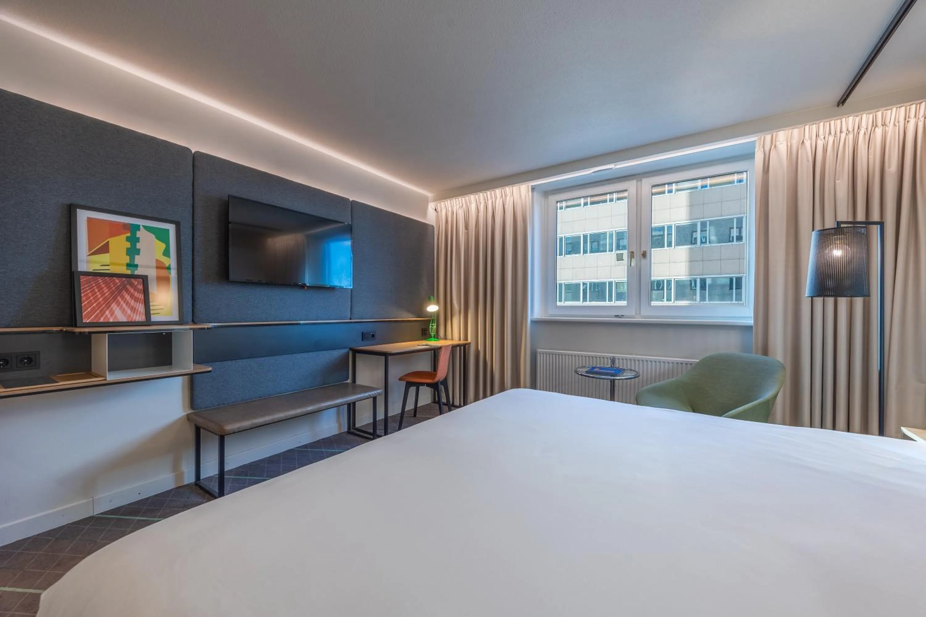 Bed in Hotel Nordseka The Hague - Voorburg