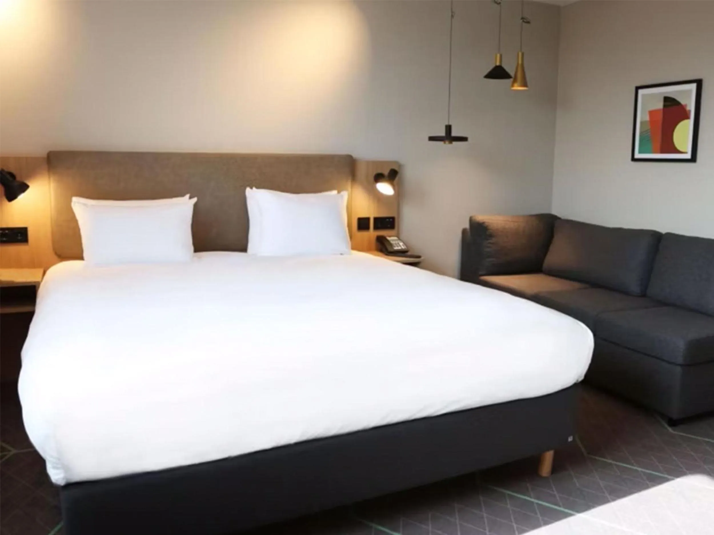 Bed in Hotel Nordseka The Hague - Voorburg