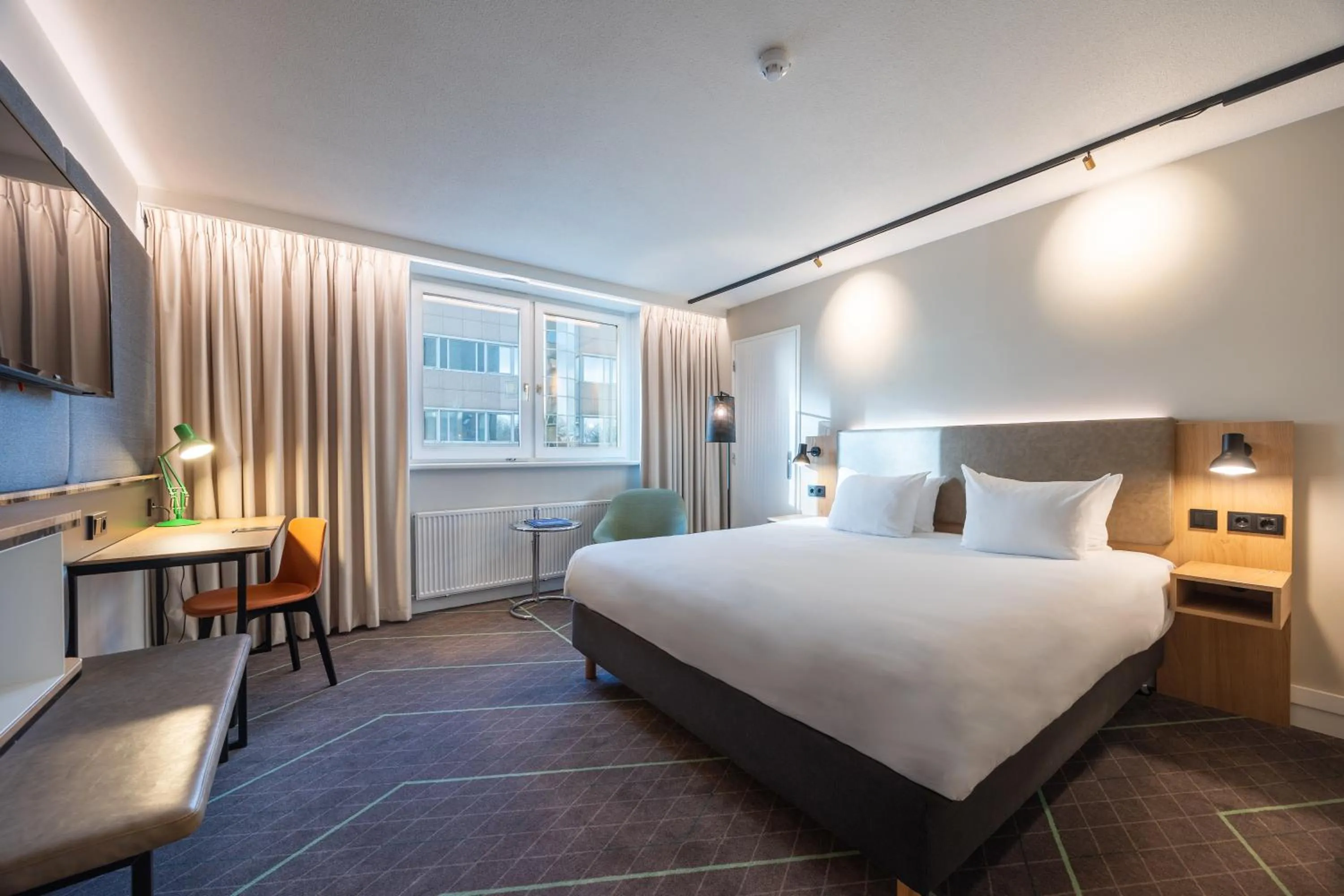 Bedroom, Bed in Hotel Nordseka The Hague - Voorburg