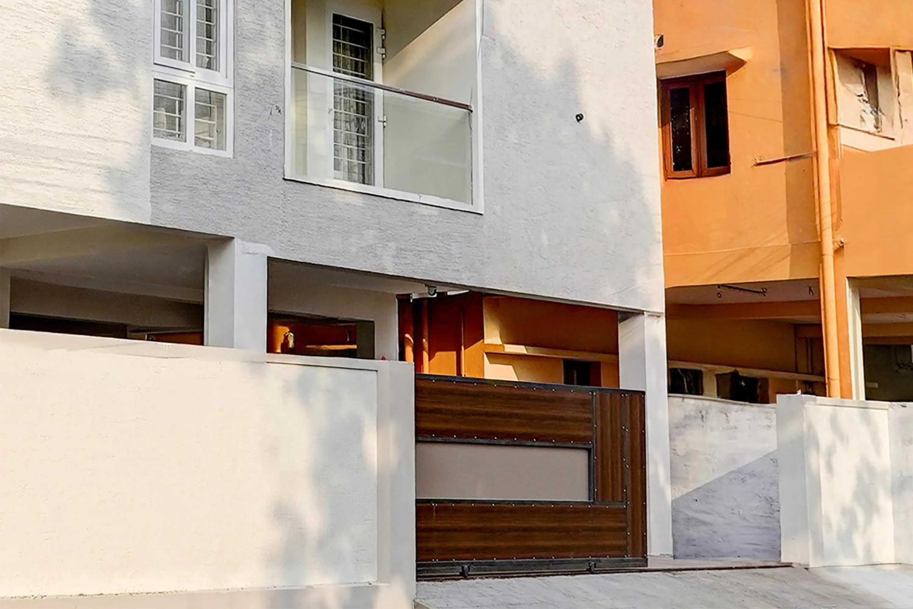 Facade/entrance in Super Collection O Sholinganallur Chennai Formerly Nimalan Residenc