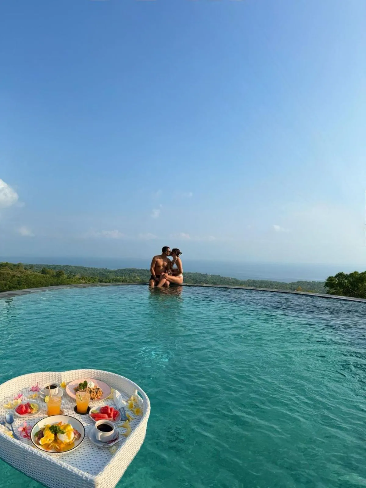 Pool view in Samplangan Penida Resort