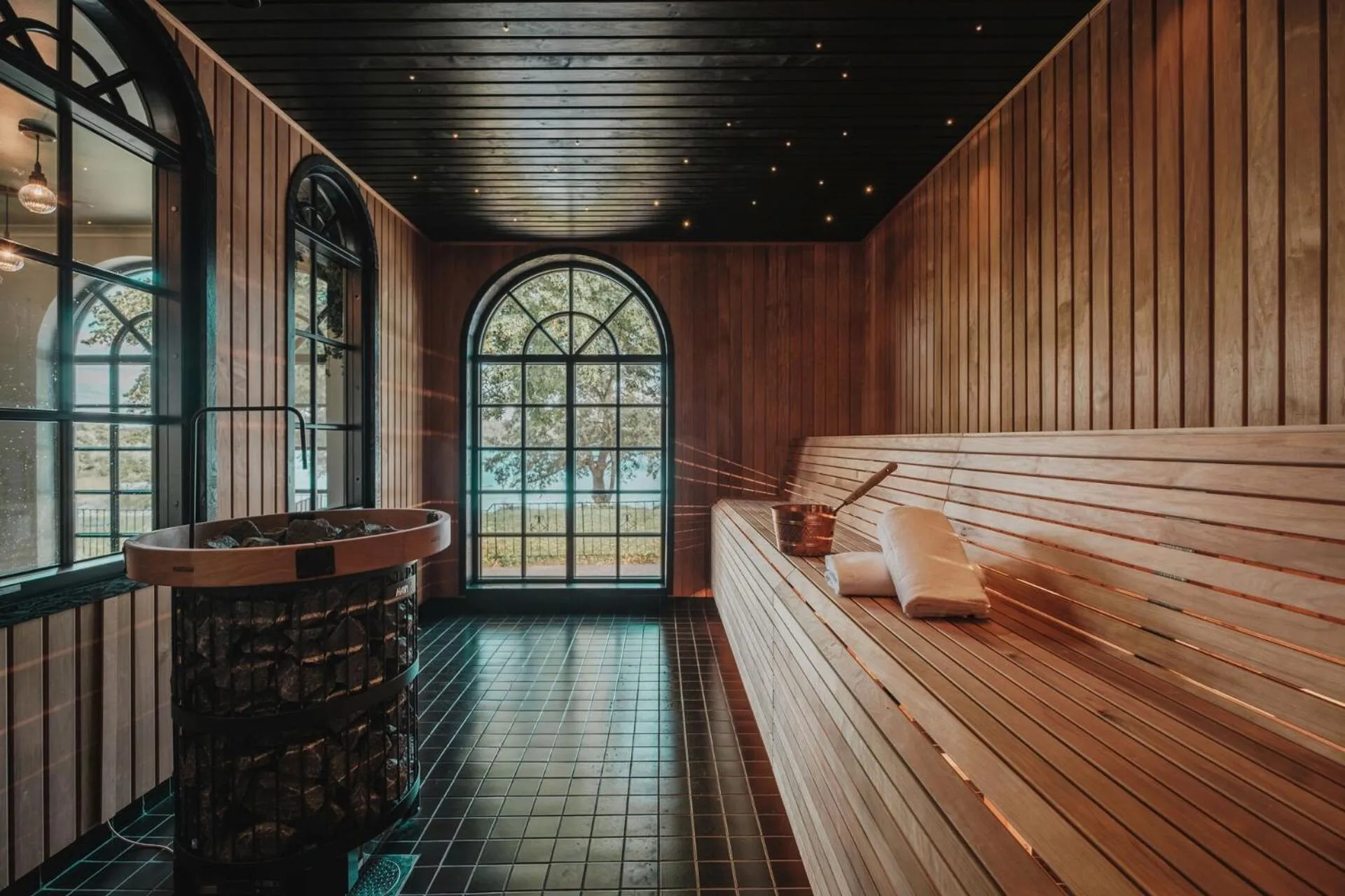 Sauna in Lejondals Slott