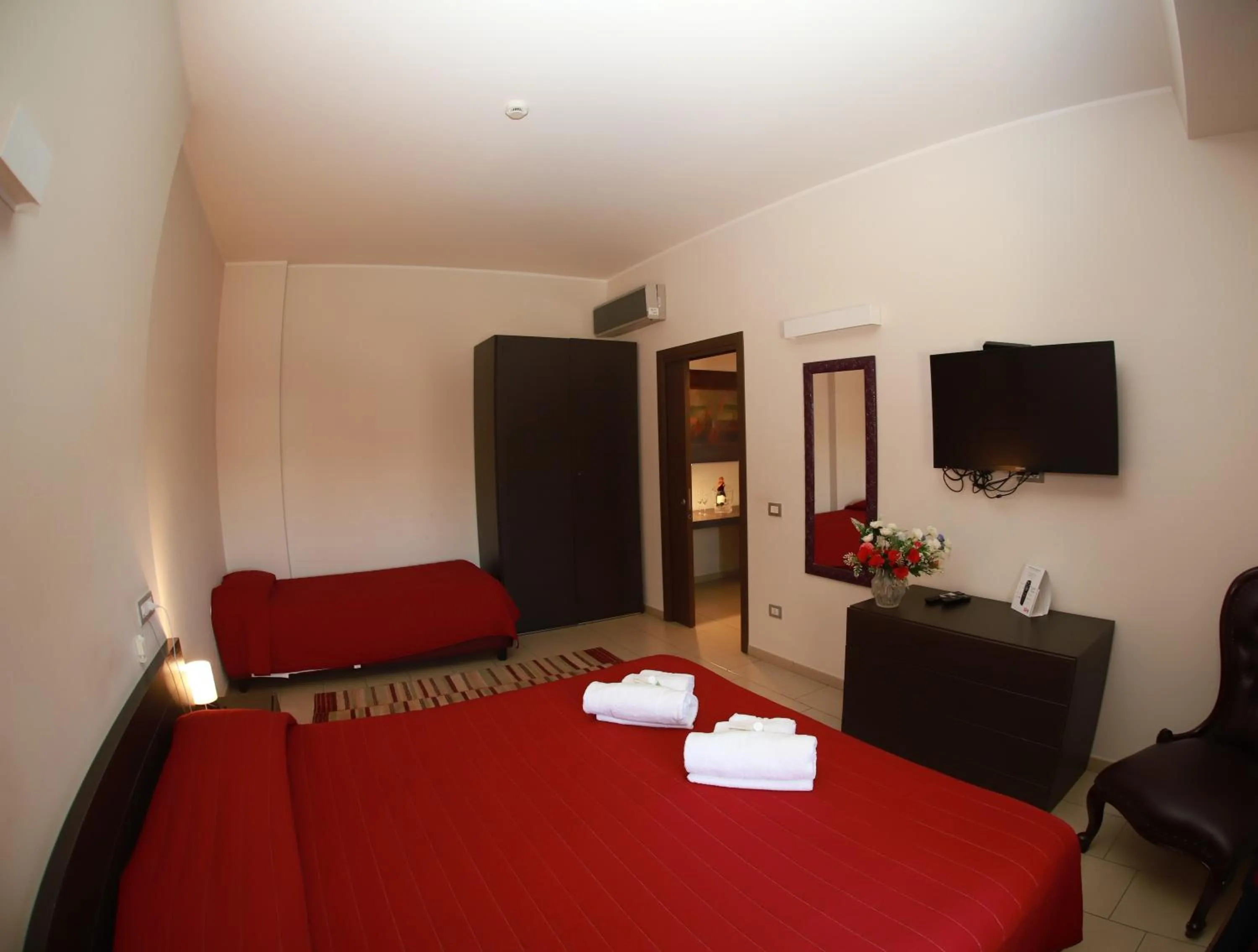 Bedroom, Bed in Hotel Massimino