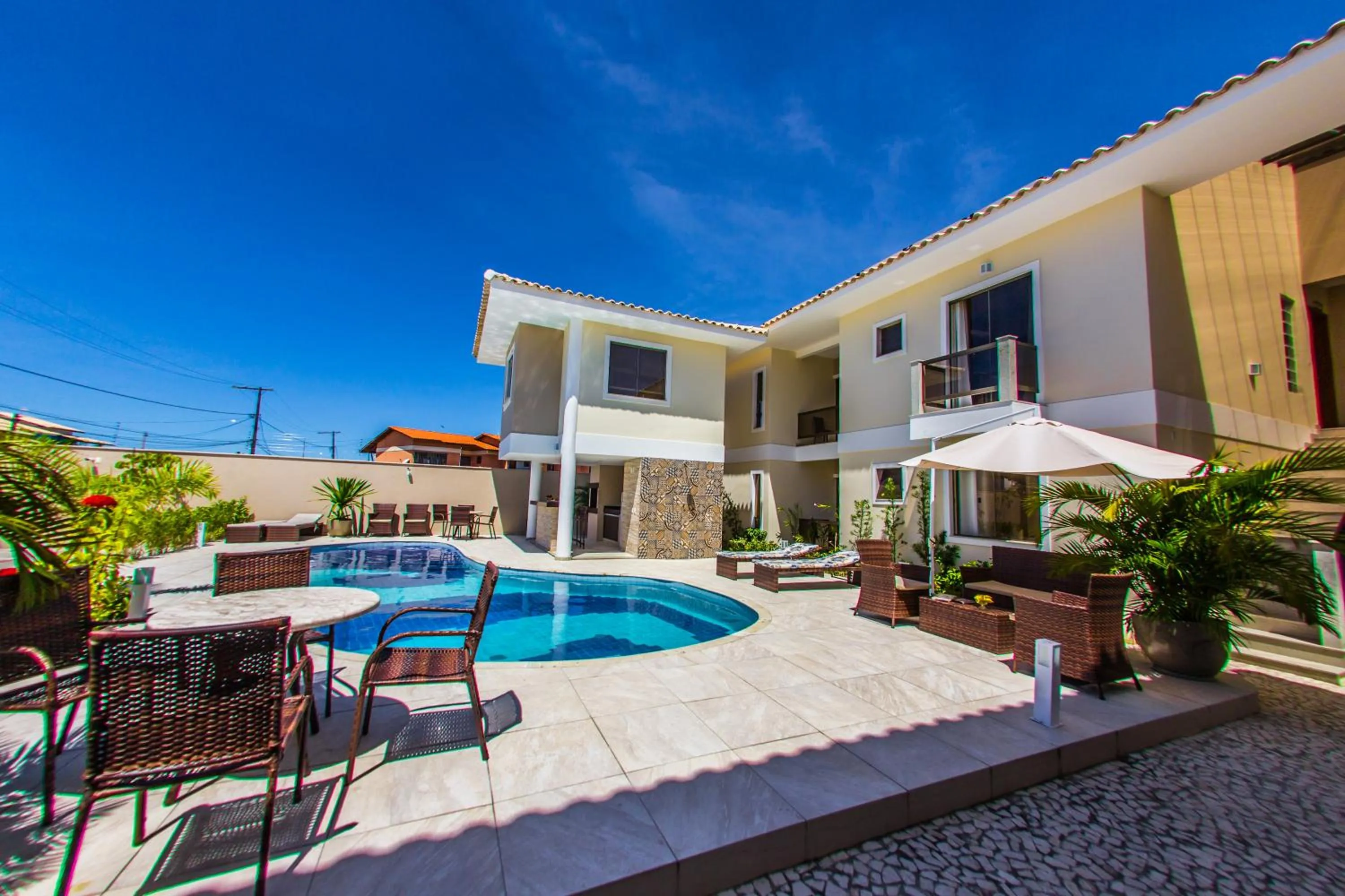 Pool view in Residencial Portinari LTDA